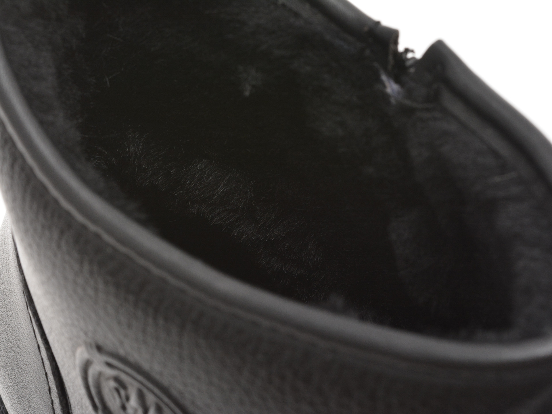 Ghete EPICA negre, 51915, din piele naturala