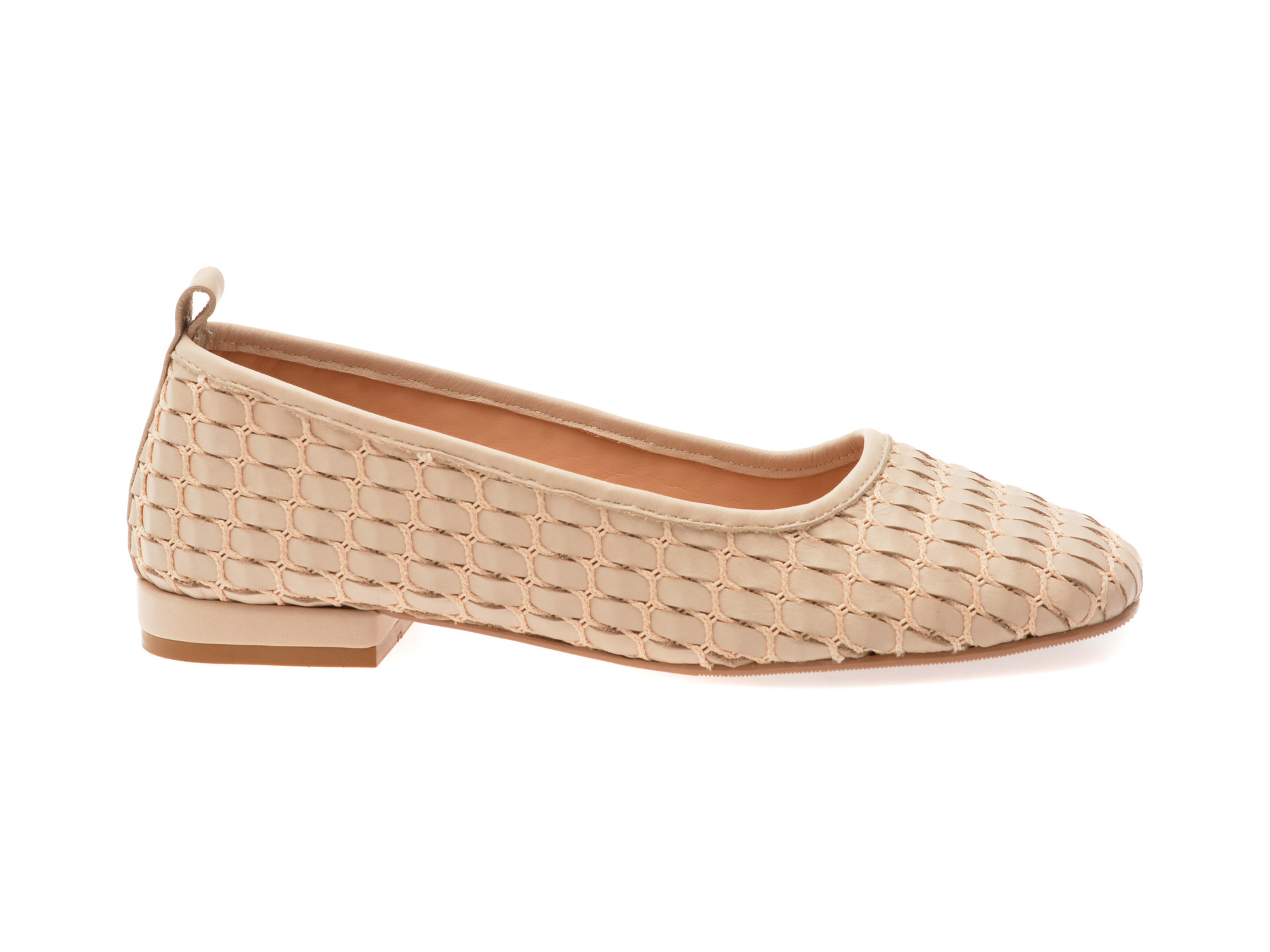 Balerini EPICA bej, 532210, din piele naturala