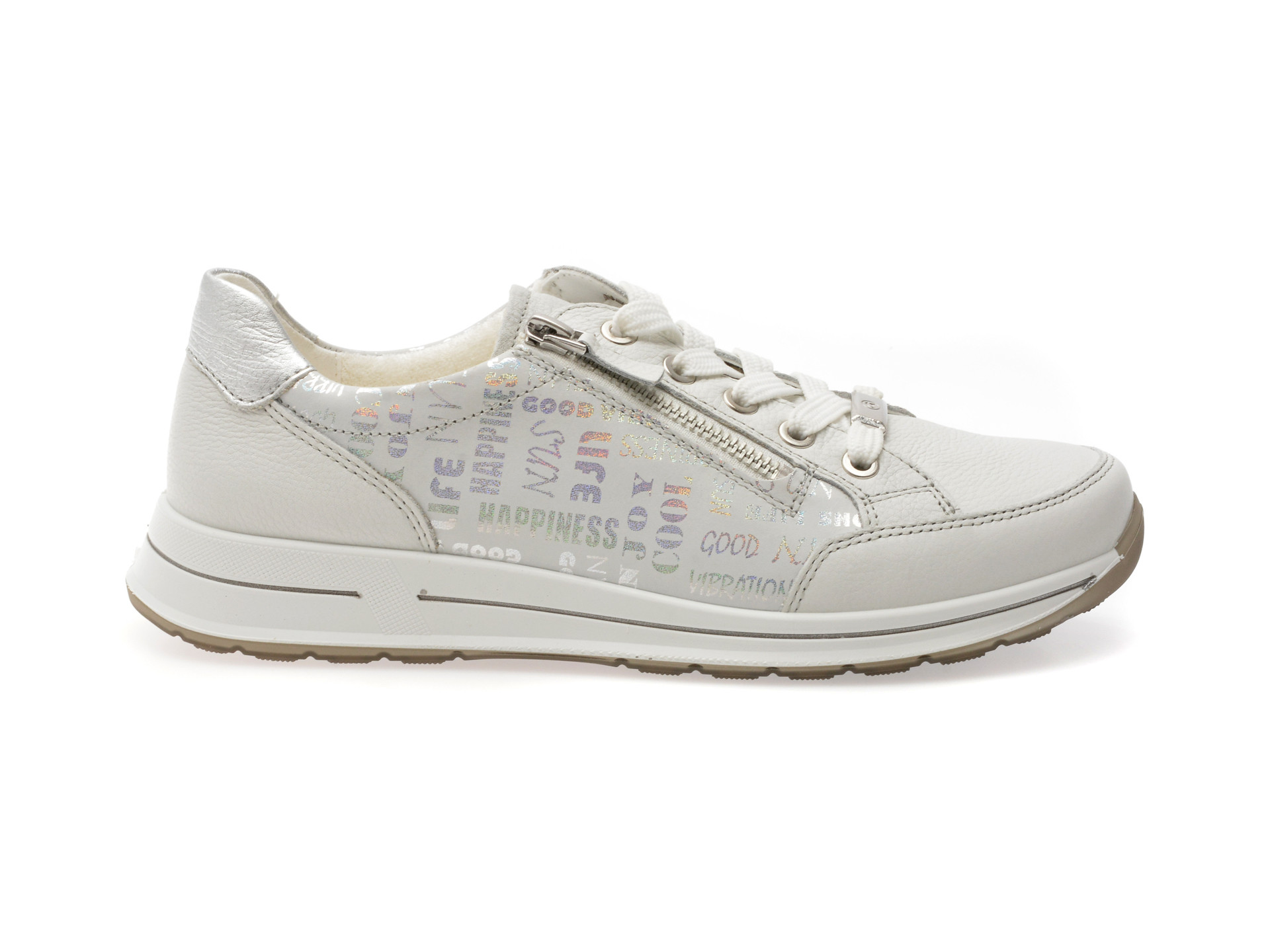 Pantofi sport ARA albi, 24801, din piele naturala