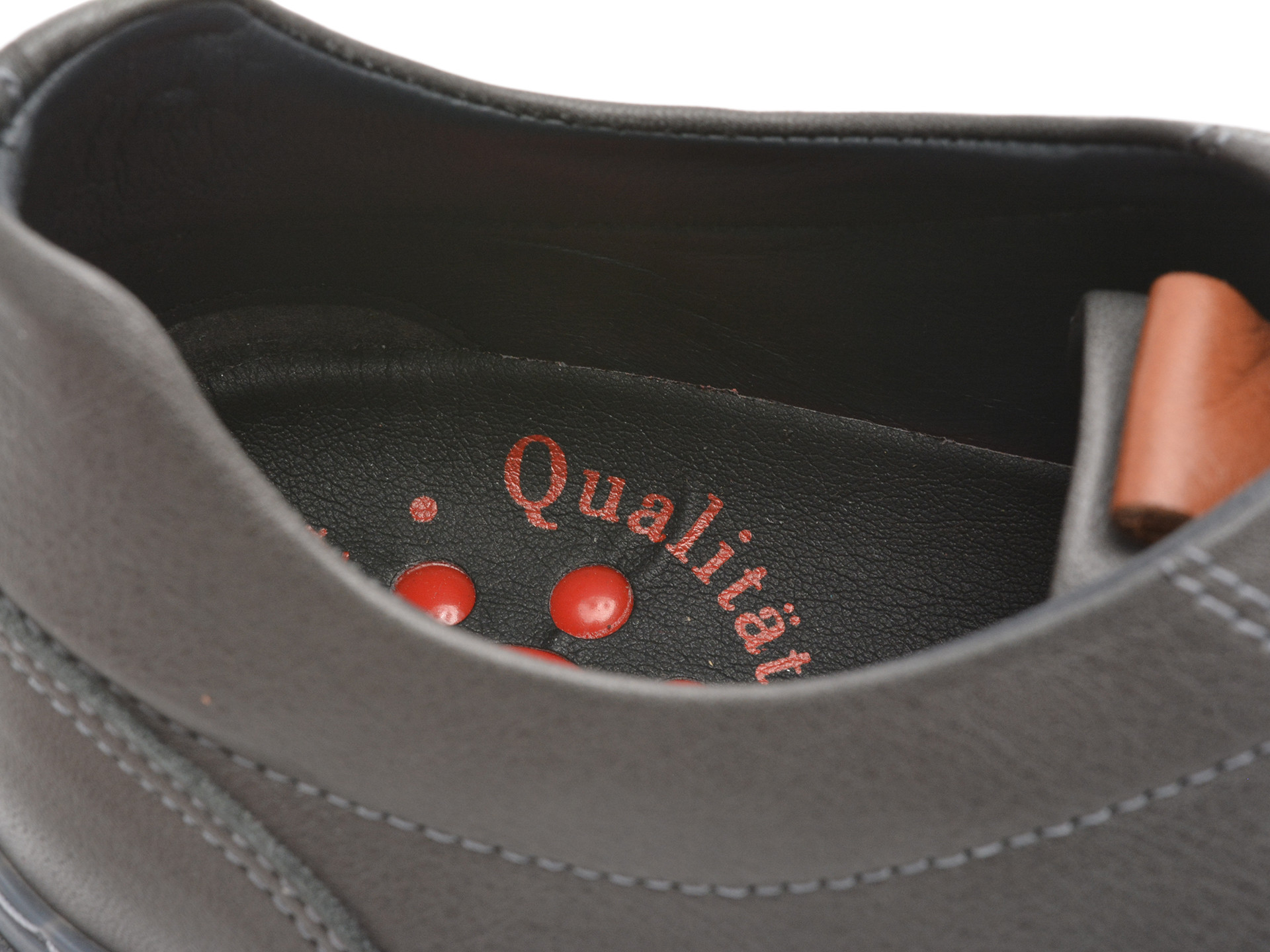 Pantofi sport OTTER gri, AST1, din piele naturala