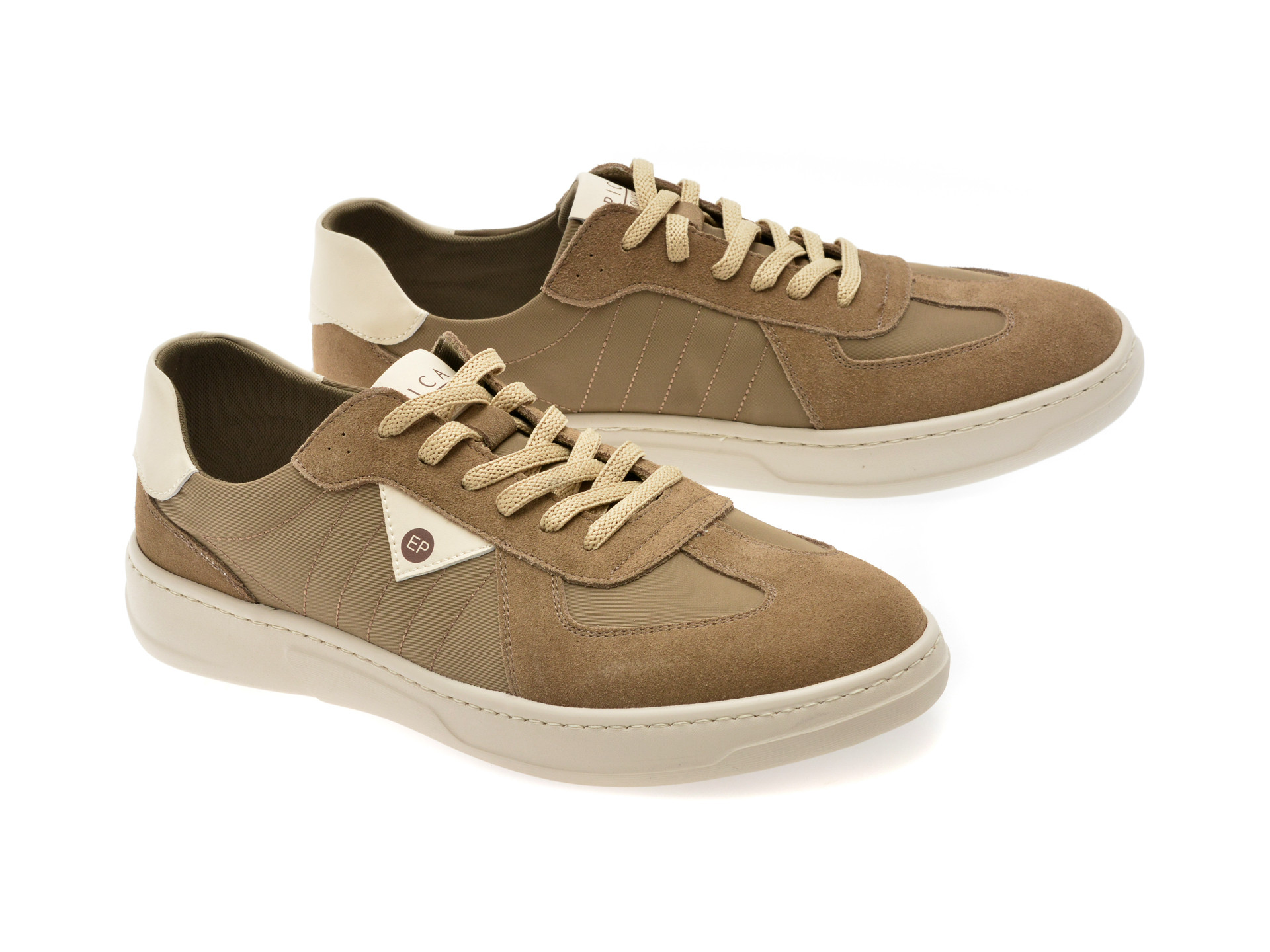 Pantofi sport EPICA kaki, 1001, din material textil