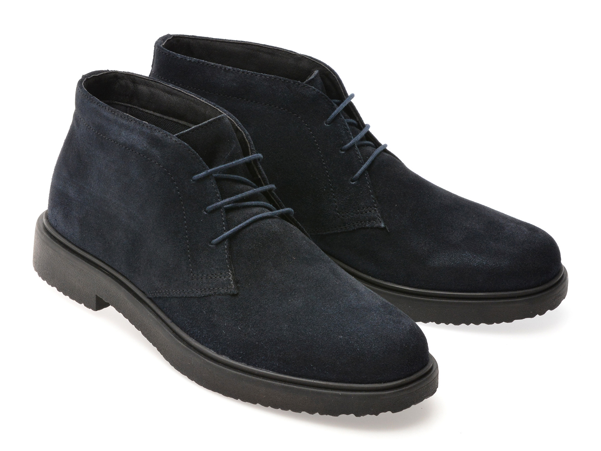 Ghete GEOX bleumarin, U46H9A, din piele intoarsa