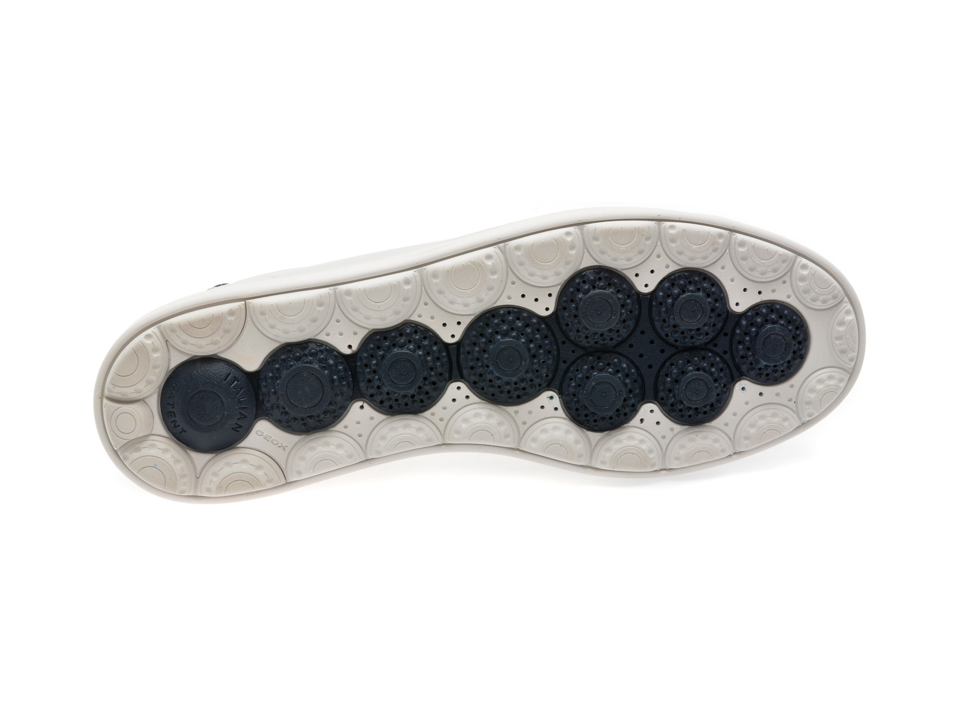 Pantofi sport GEOX albi, U45GPA, din piele naturala