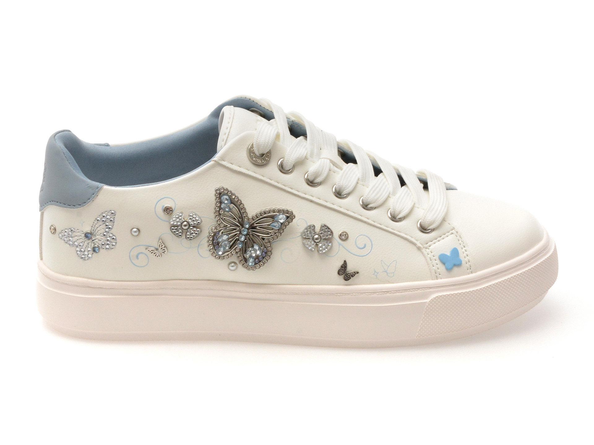 Pantofi sport ALDO albi, SAXONY 185, din piele ecologica