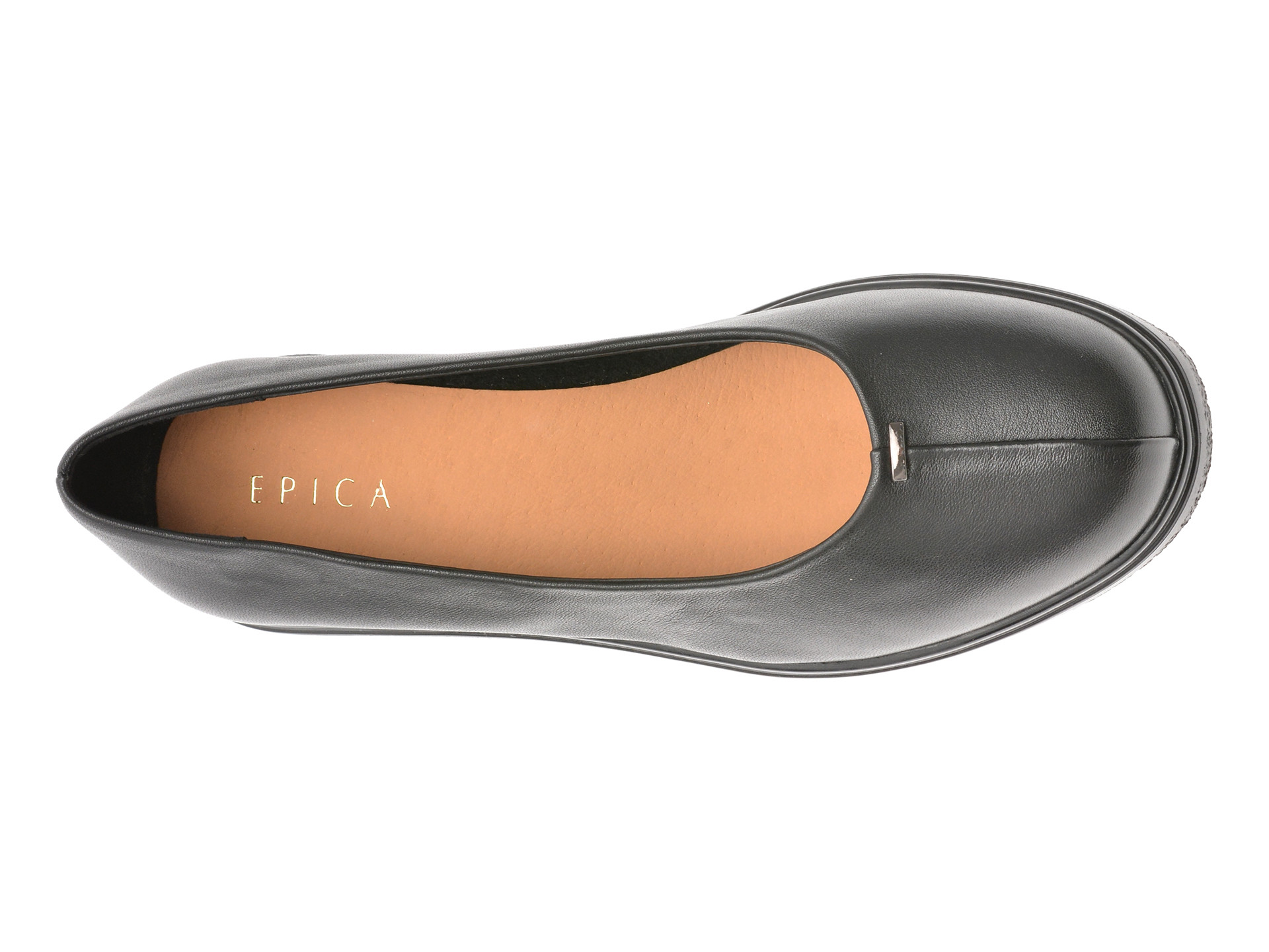 Balerini EPICA negri, 1216G16, din piele naturala