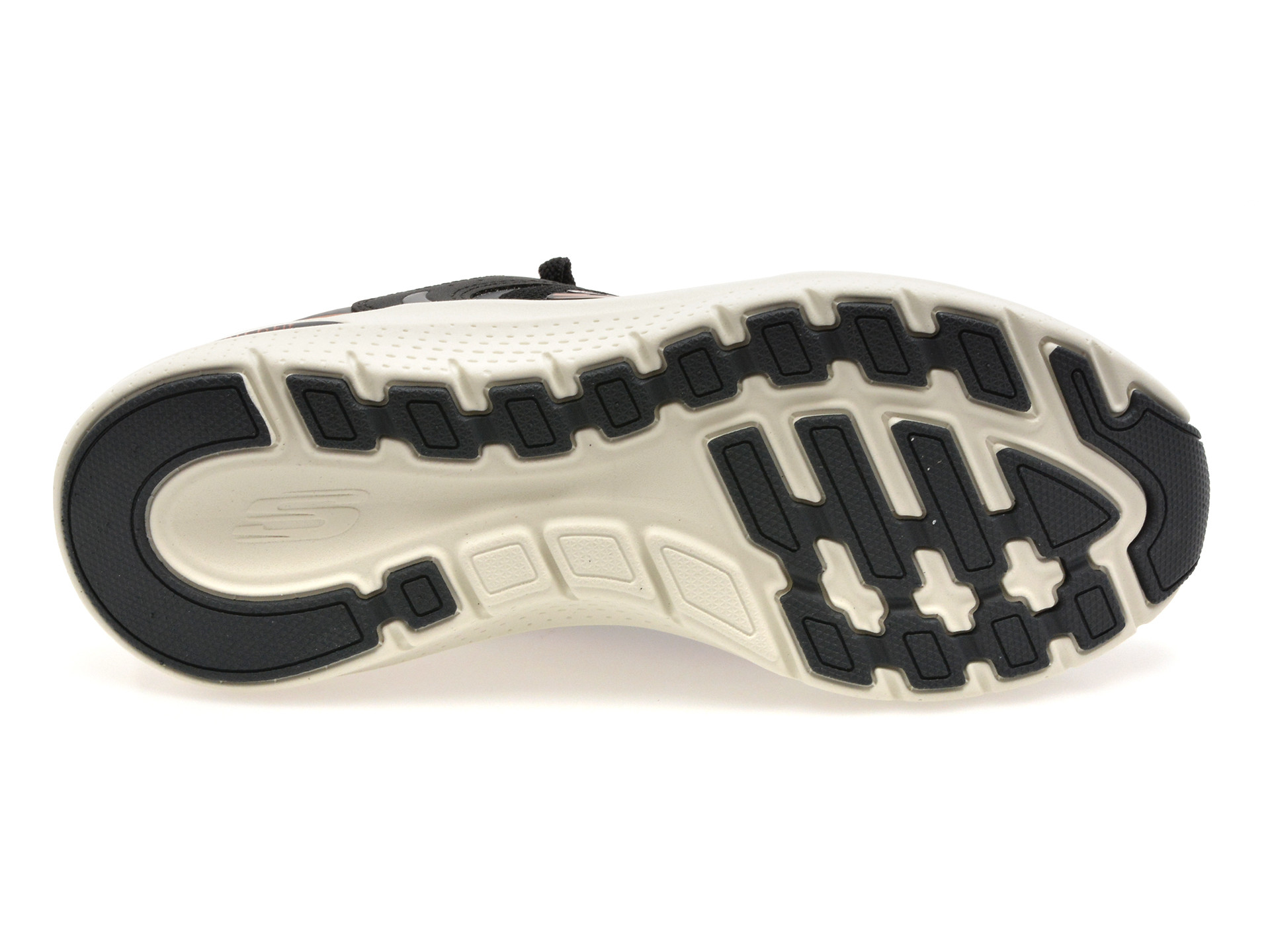 Pantofi sport SKECHERS negri, ARCH FIT 2.0, din material textil