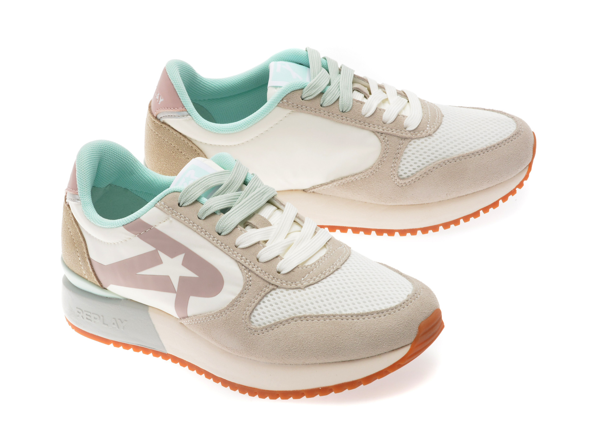 Pantofi sport REPLAY gri, WS9O06T, din material textil