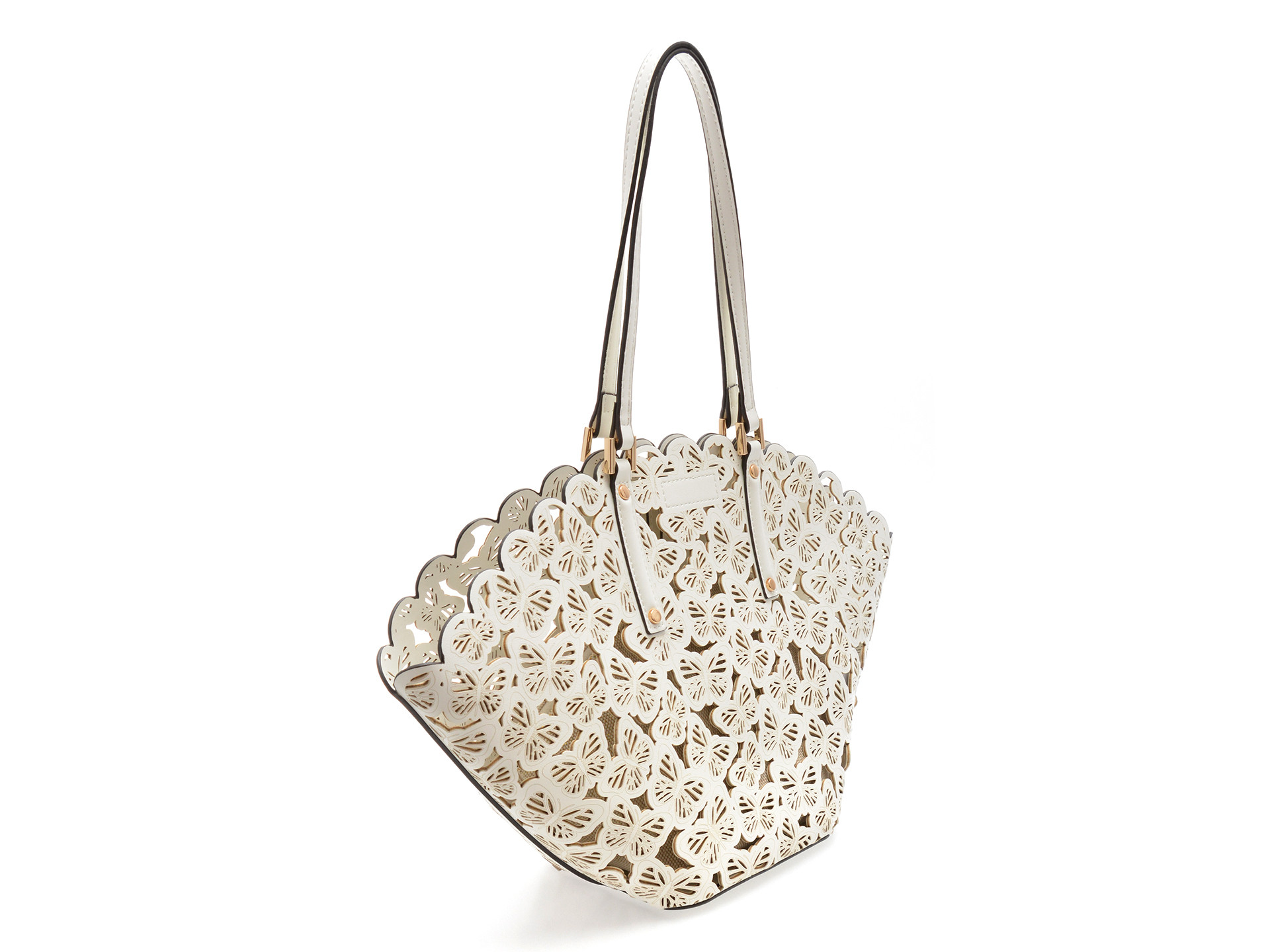 Geanta ALDO alba, JACINTA 100, din piele ecologica