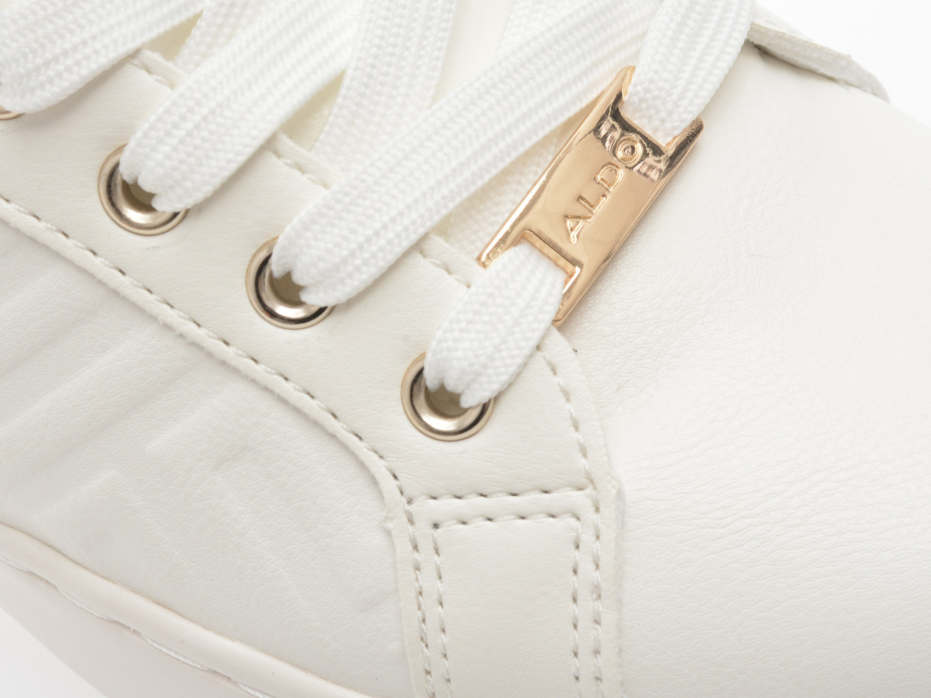 Pantofi sport ALDO albi, ICONISPEC 112, din piele ecologica