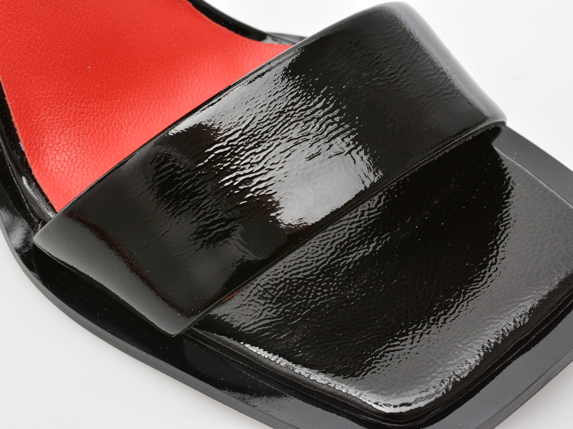 Sandale EPICA negre, E265, din piele naturala