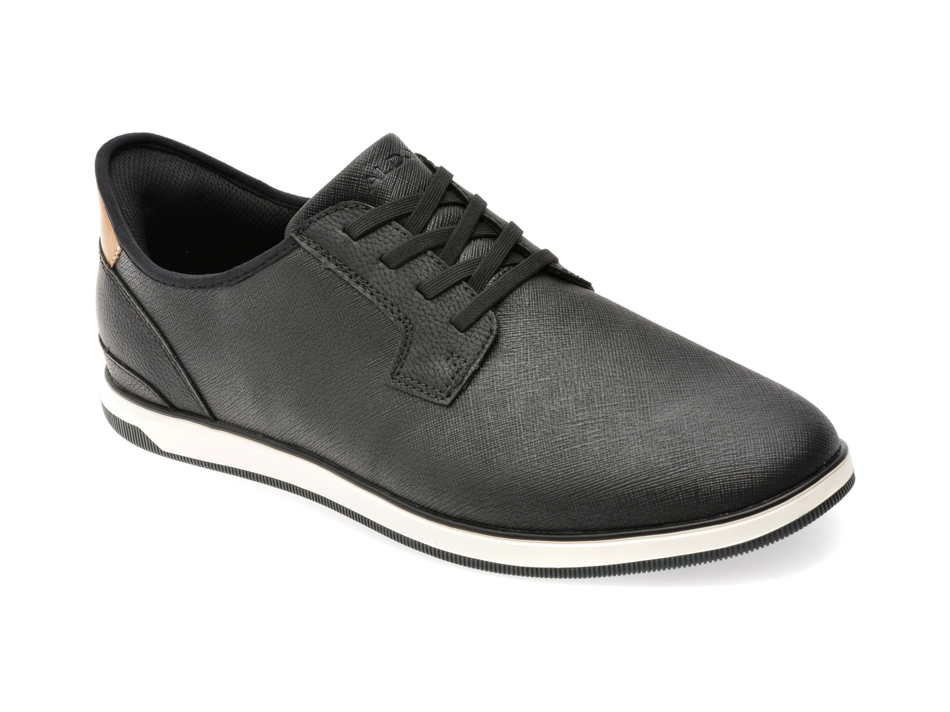 Pantofi ALDO negri, FITZPATRICK 004, din piele ecologica