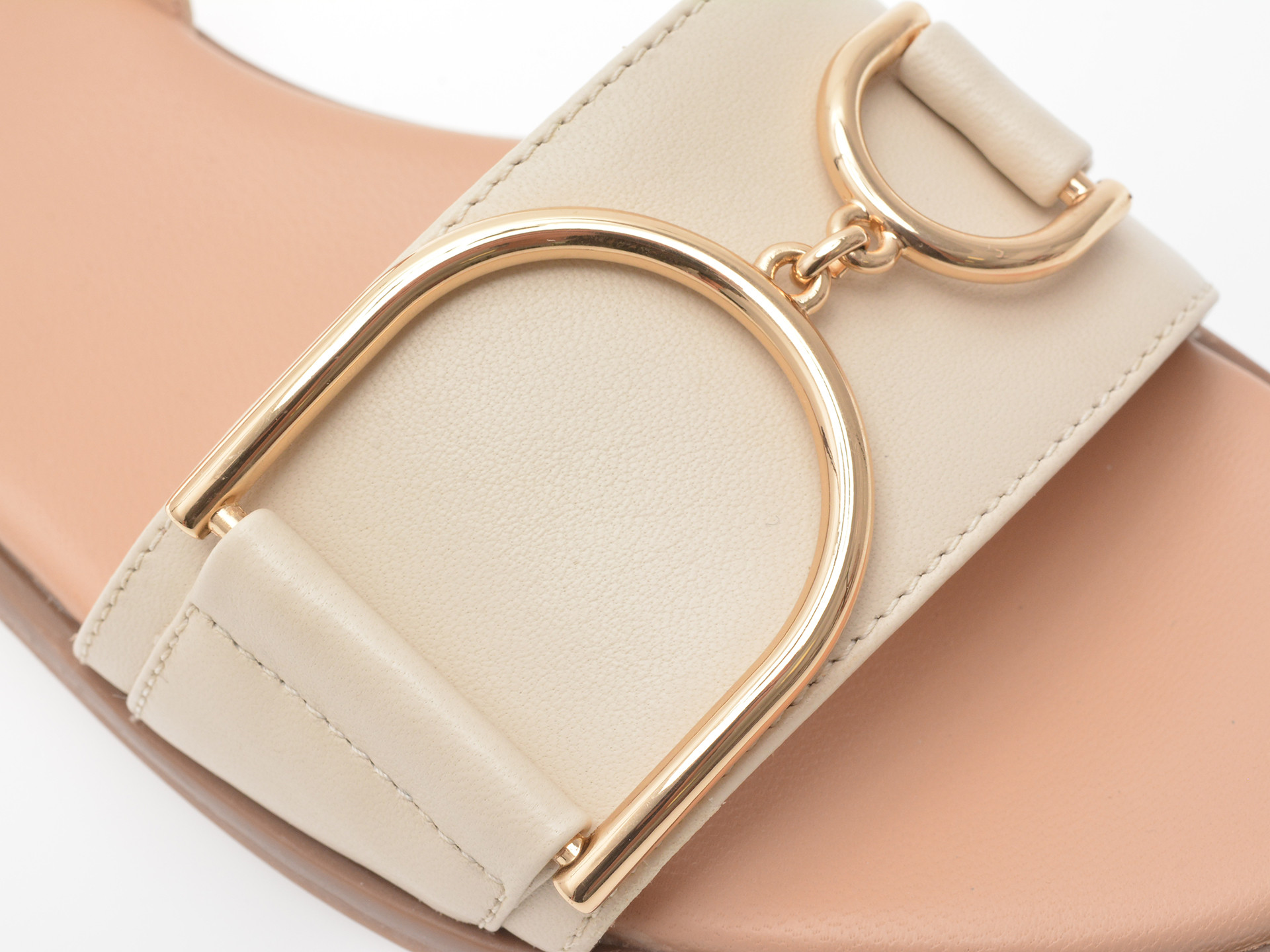 Sandale GEOX bej, D35SDA, din piele naturala