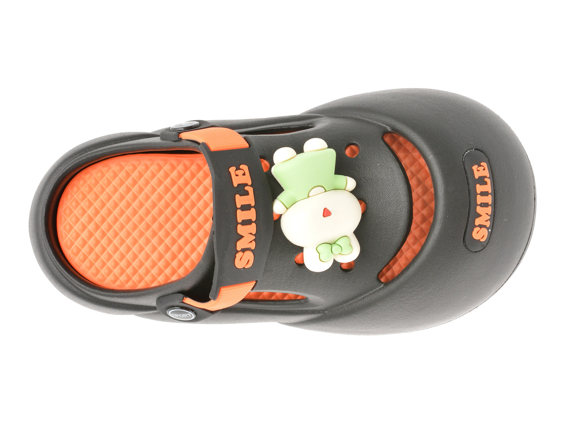 Papuci SELECTION KIDS negri, 3013, din pvc