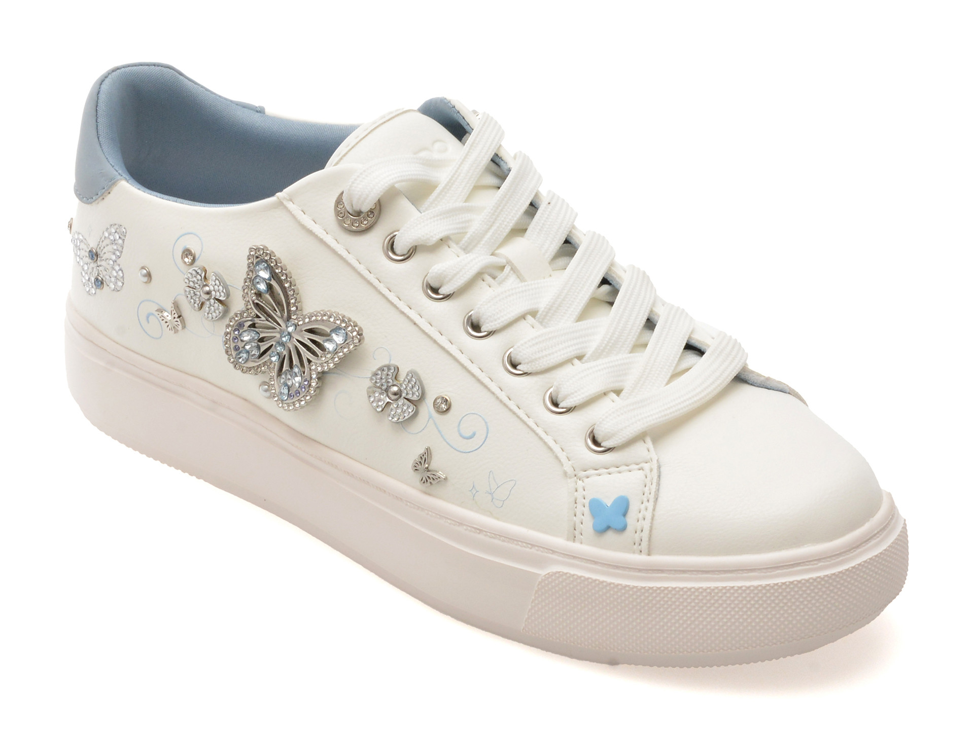 Pantofi sport ALDO albi, SAXONY 185, din piele ecologica