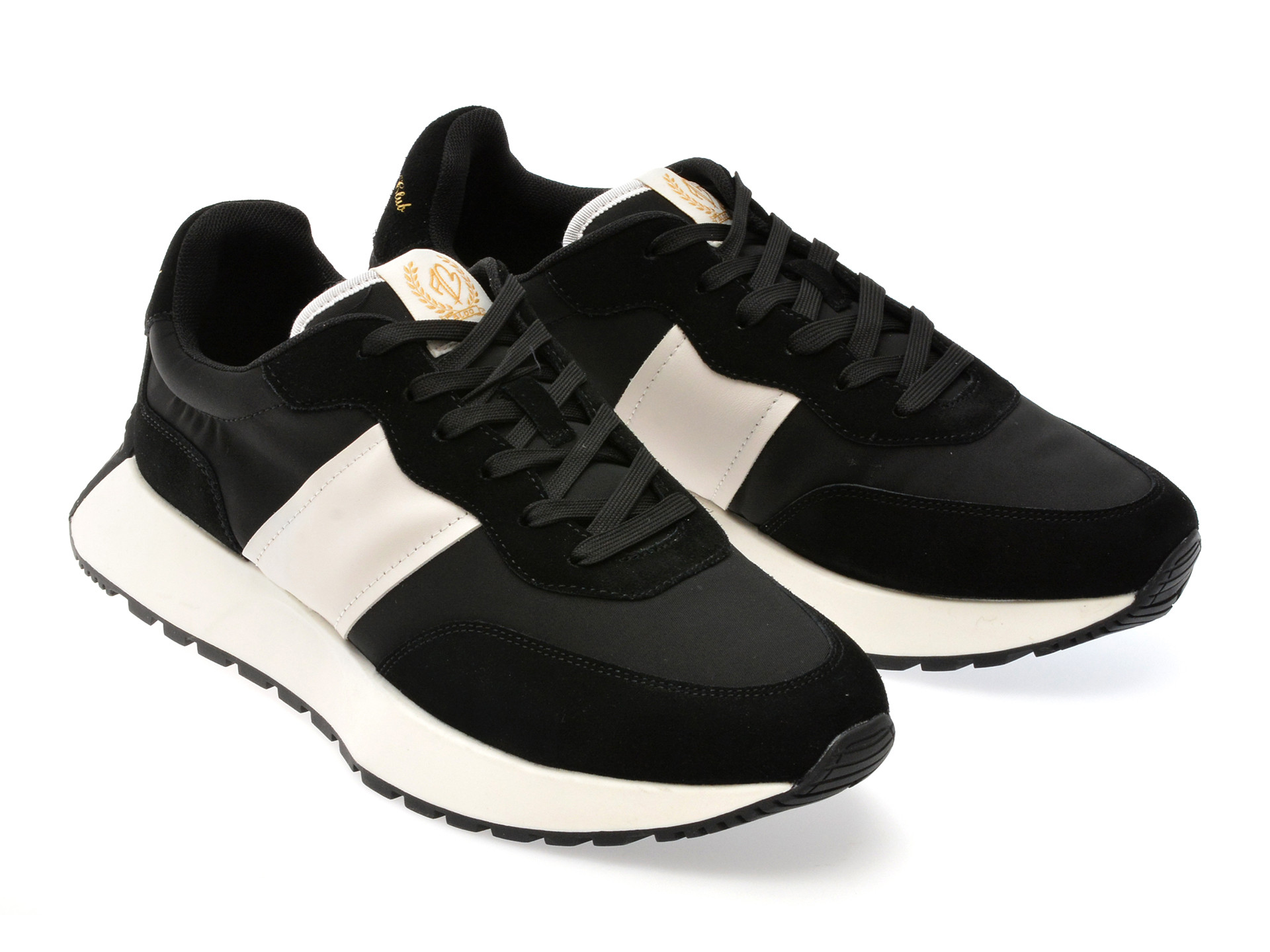 Pantofi sport ALDO negri, CLUBKICKS 001, din material textil