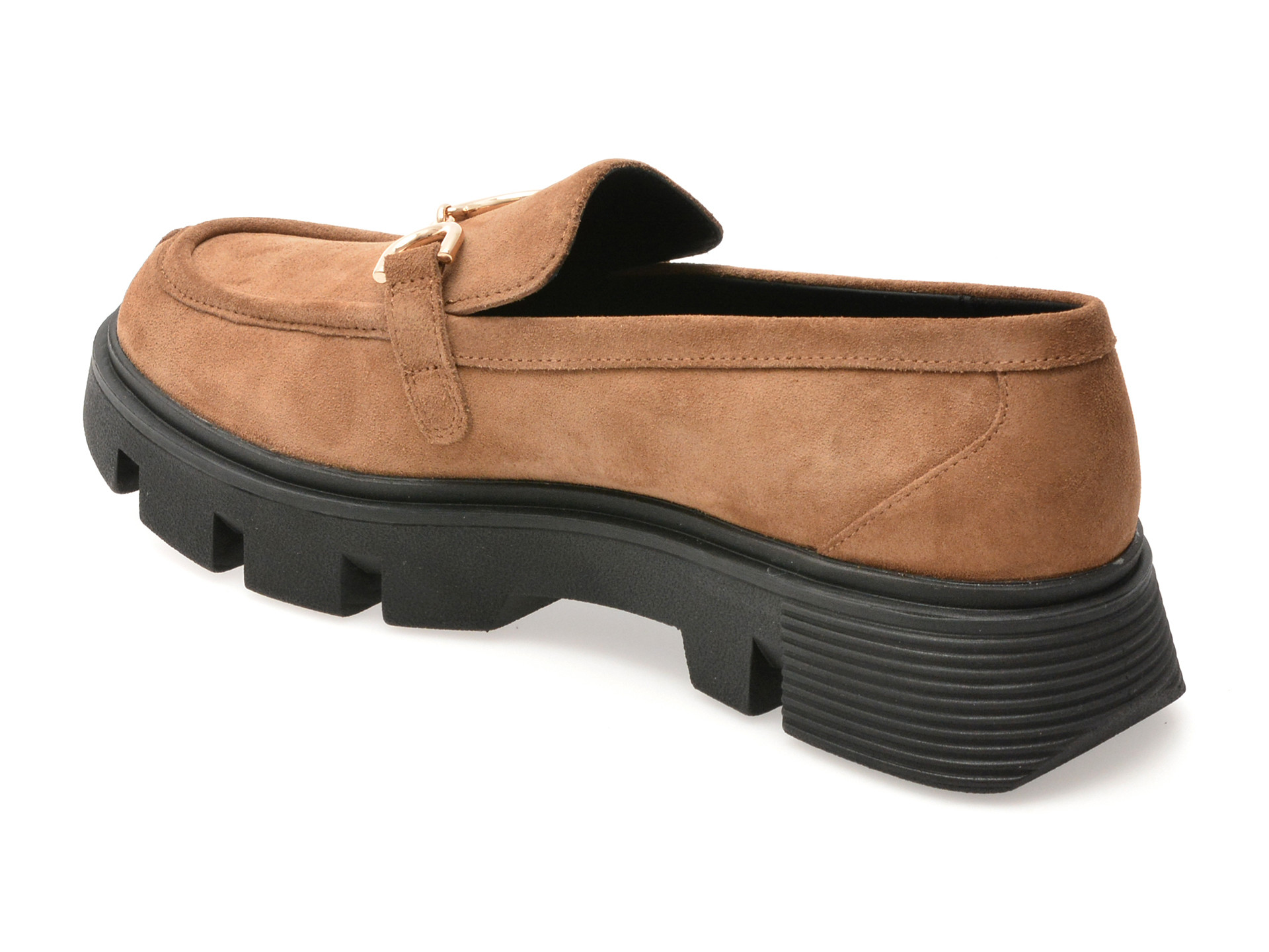 Mocasini GEOX maro, D46UAH, din piele intoarsa