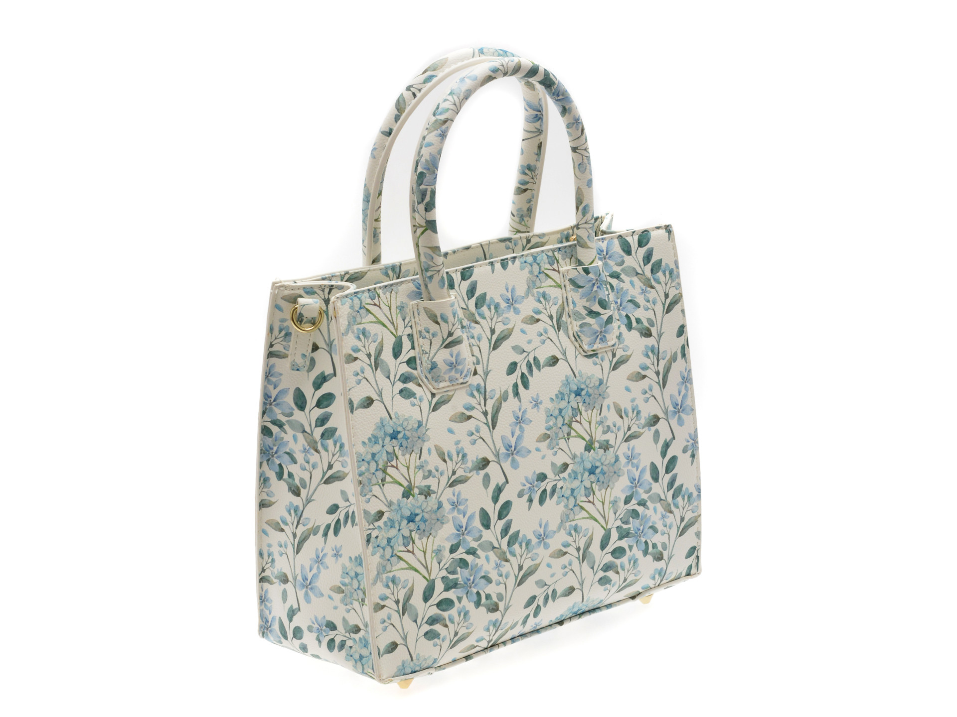 Geanta EPICA alba, 720355L, din piele ecologica