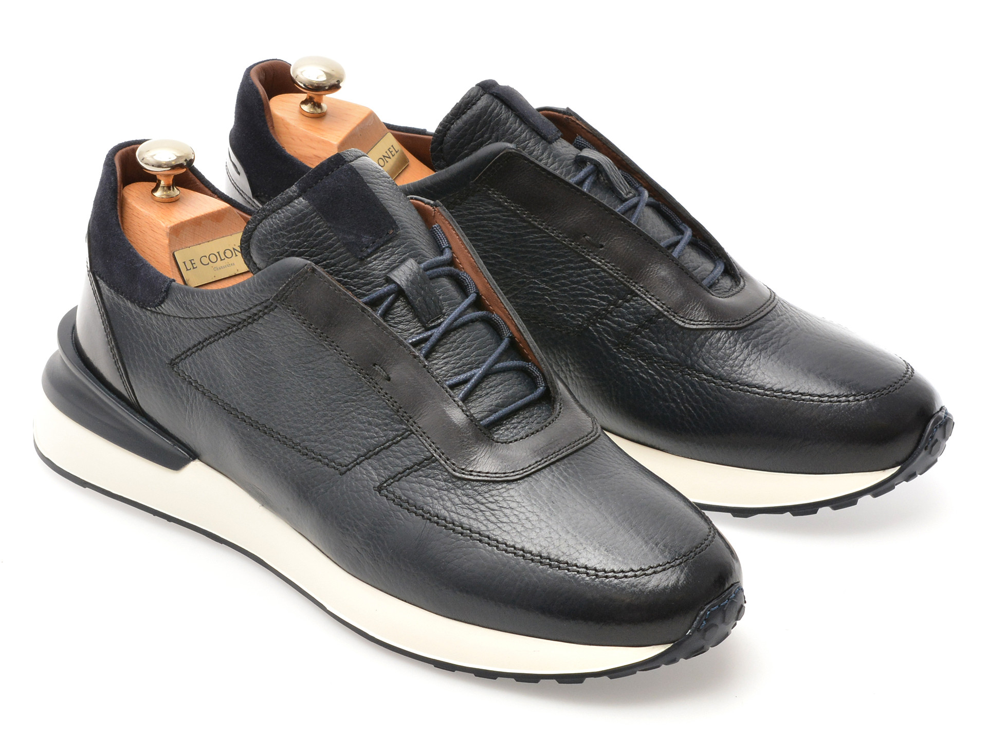 Pantofi sport LE COLONEL bleumarin, 66452, din piele naturala