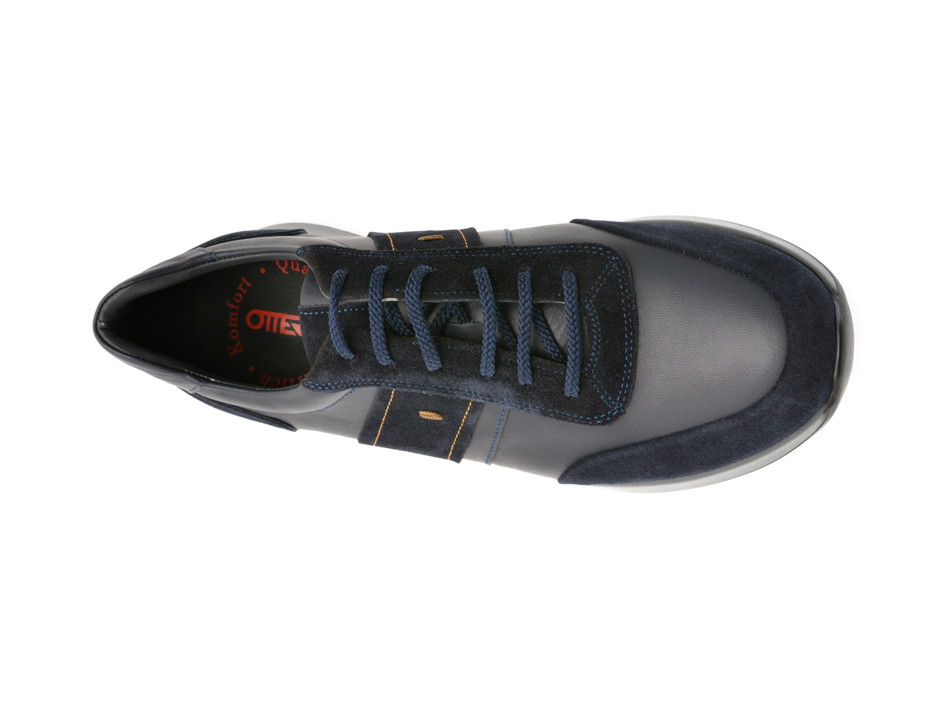 Pantofi sport OTTER bleumarin, 6541, din piele naturala