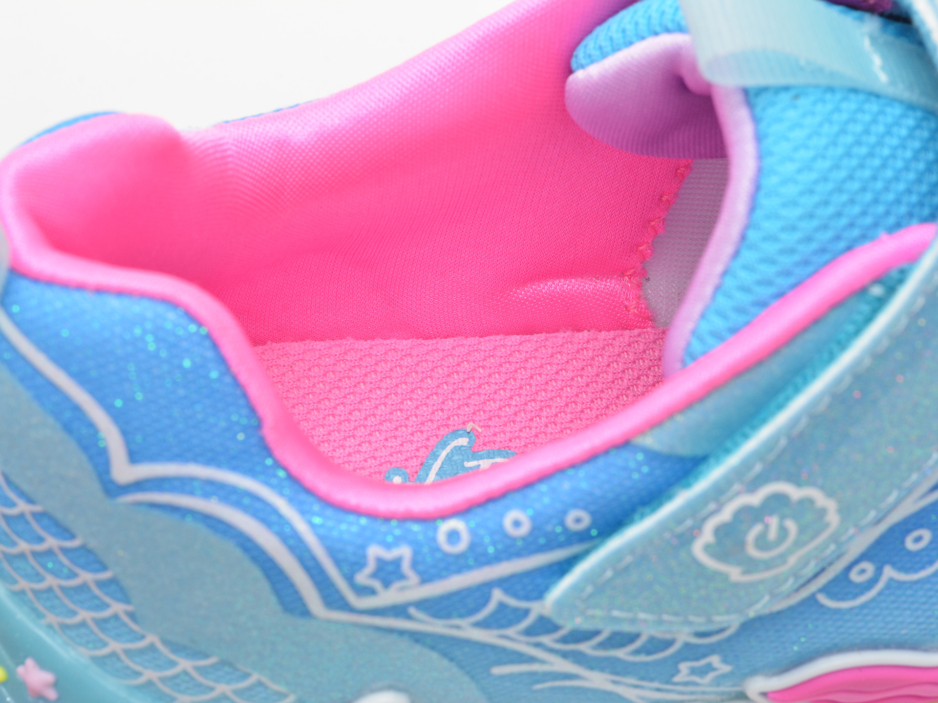 Pantofi sport SKECHERS albastri, MERMAID DREAMS, din material textil
