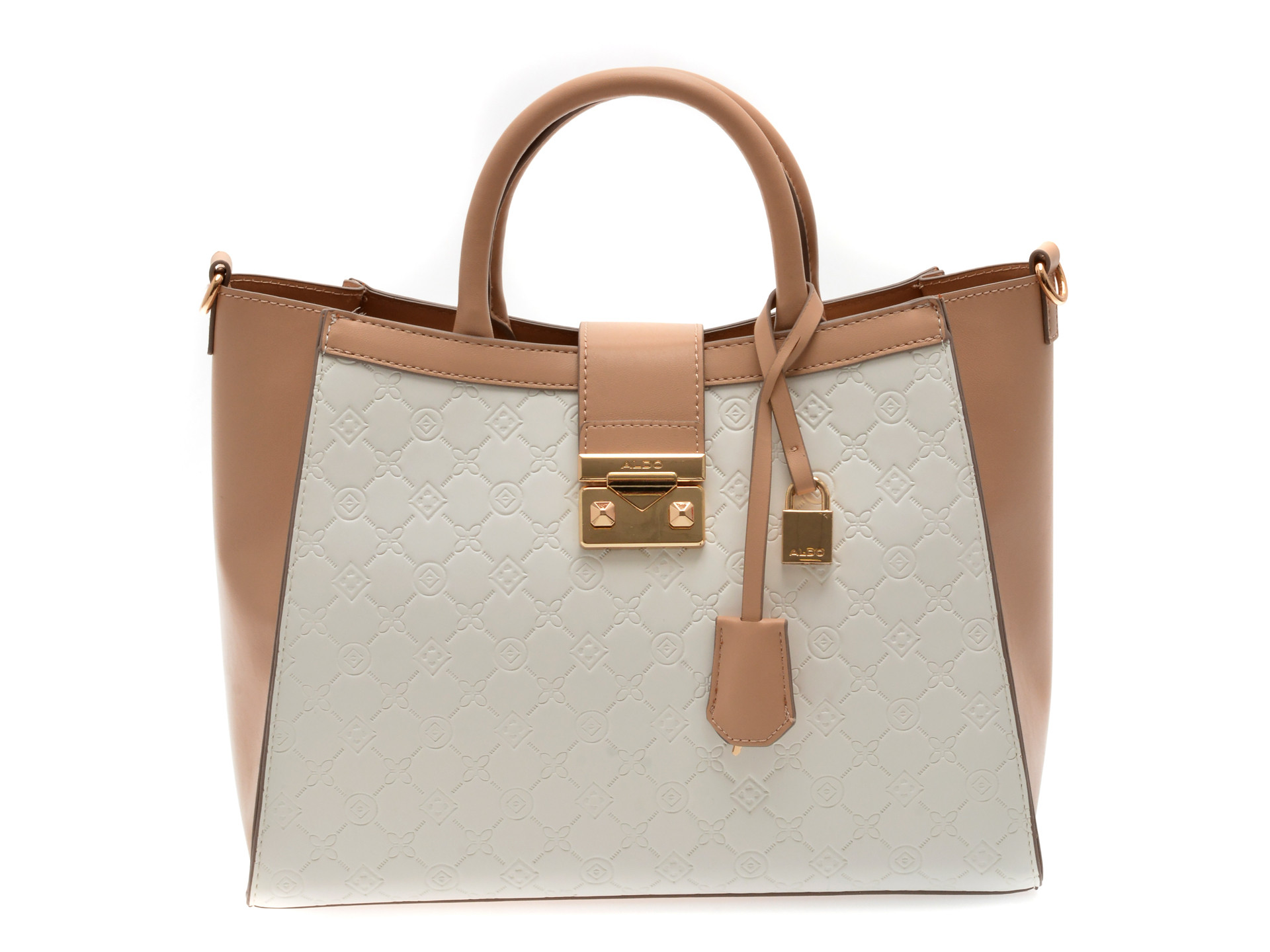 Geanta ALDO bej, CRELALLY 110, din piele ecologica