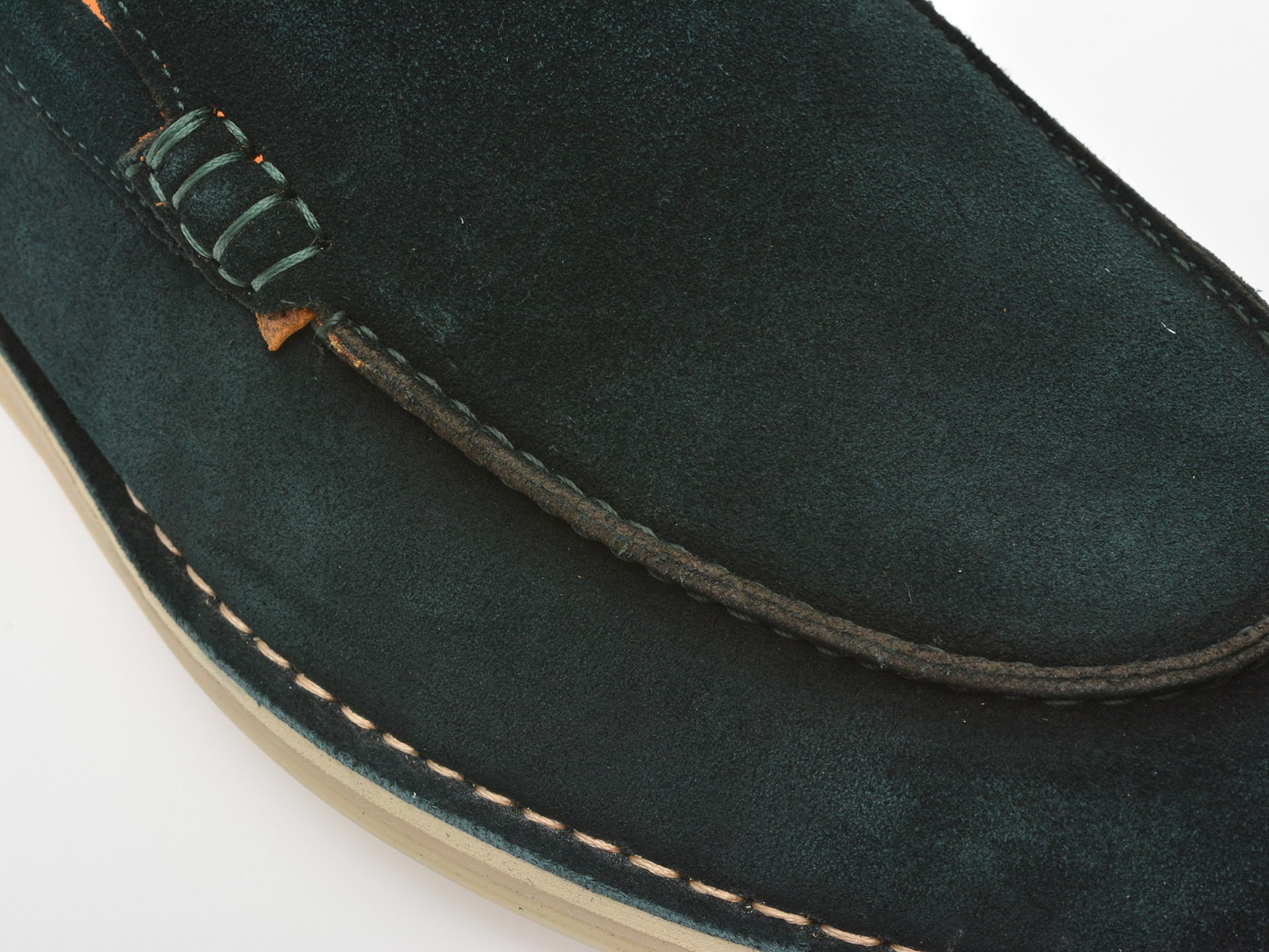 Mocasini EPICA verzi, B463G48, din piele intoarsa