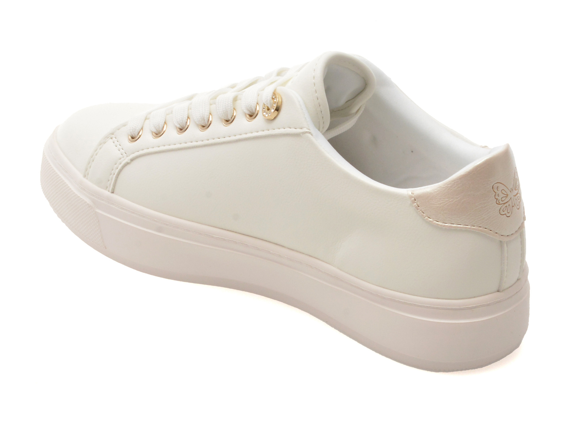 Pantofi sport ALDO albi, SAXONY 156, din piele ecologica