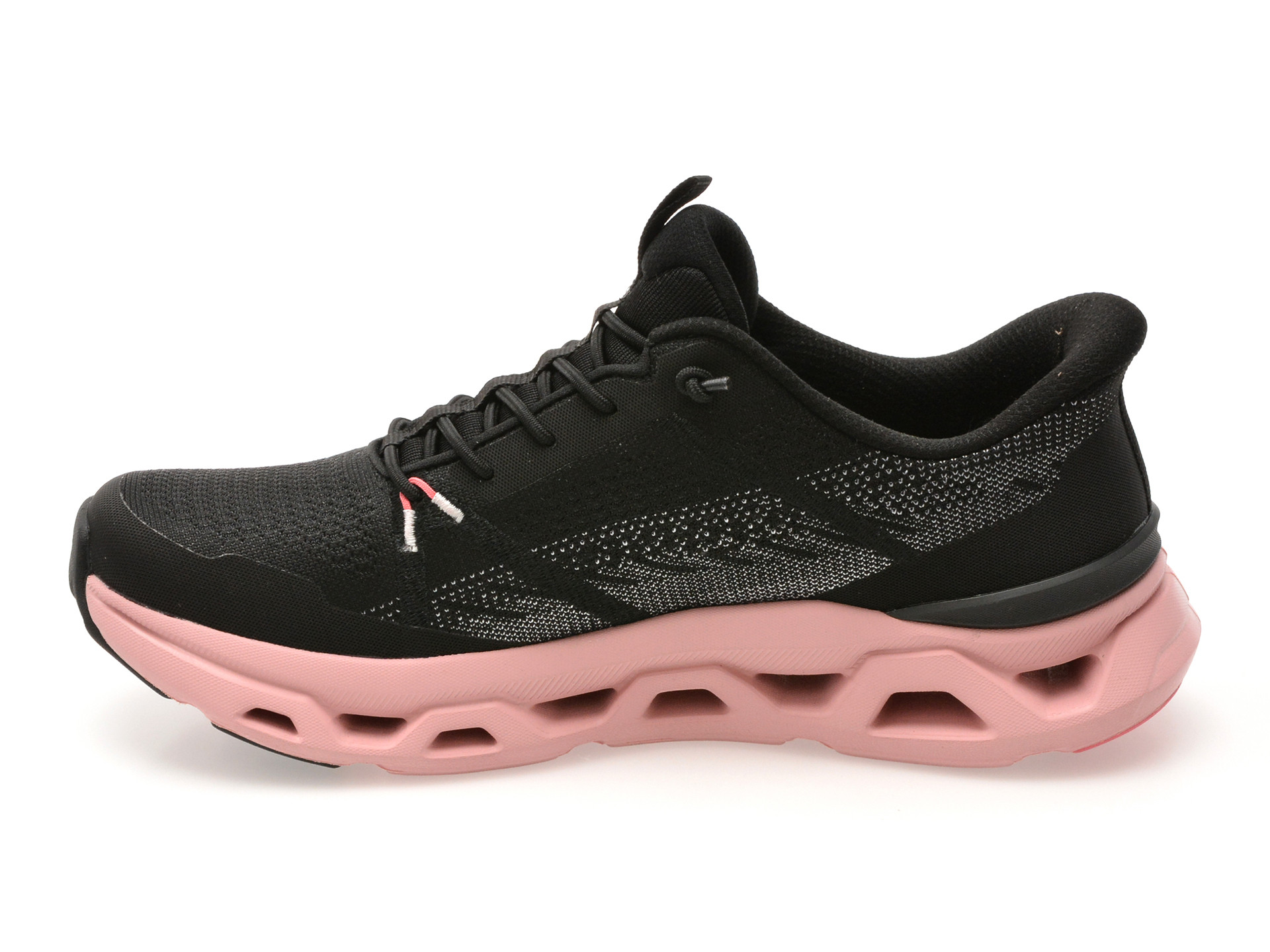 Pantofi sport SKECHERS negri, GLIDE-STEP ALTUS, din material textil