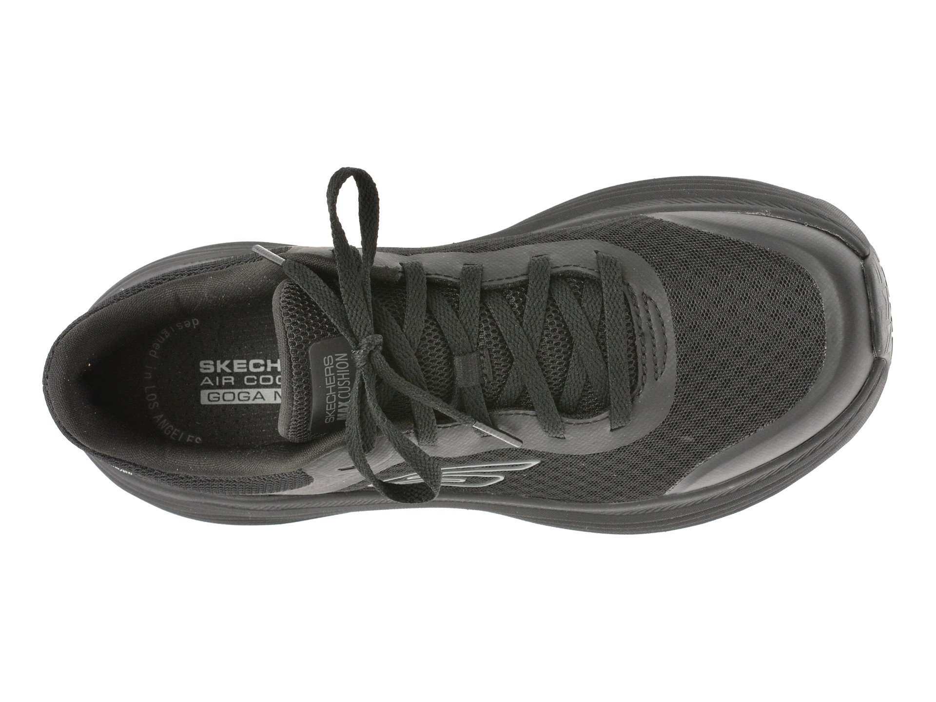 Pantofi sport SKECHERS negri, MAX CUSHIONING ENDEAVOUR, din material textil