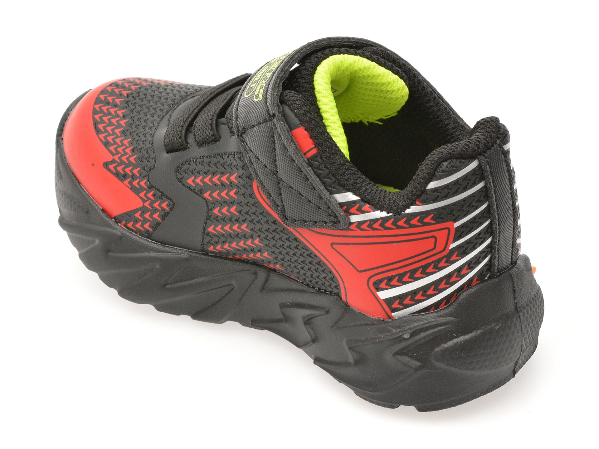 Pantofi sport SKECHERS negri, FLEX-GLOW BOLT, din material textil