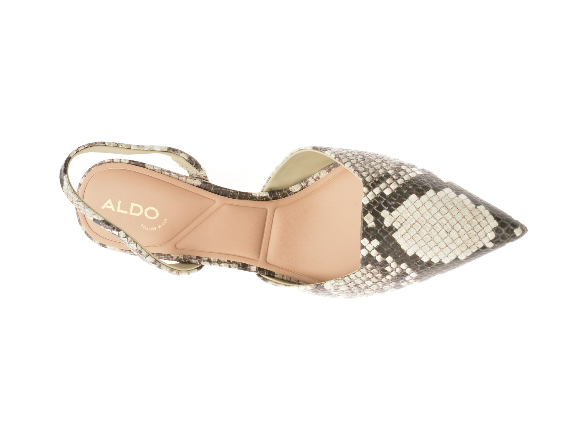 Pantofi eleganti ALDO alb-negru, GAVEDESSI 122, din piele naturala