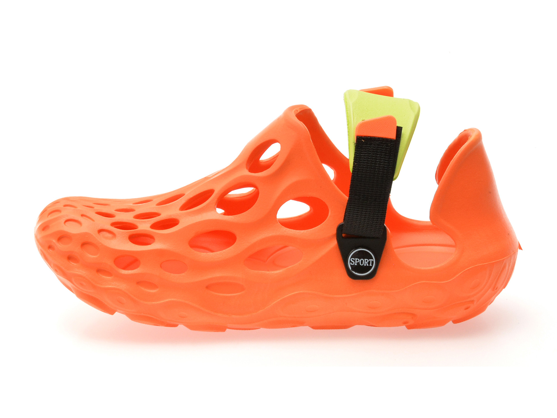 Papuci GRYXX portocalii, 868W, din piele ecologica