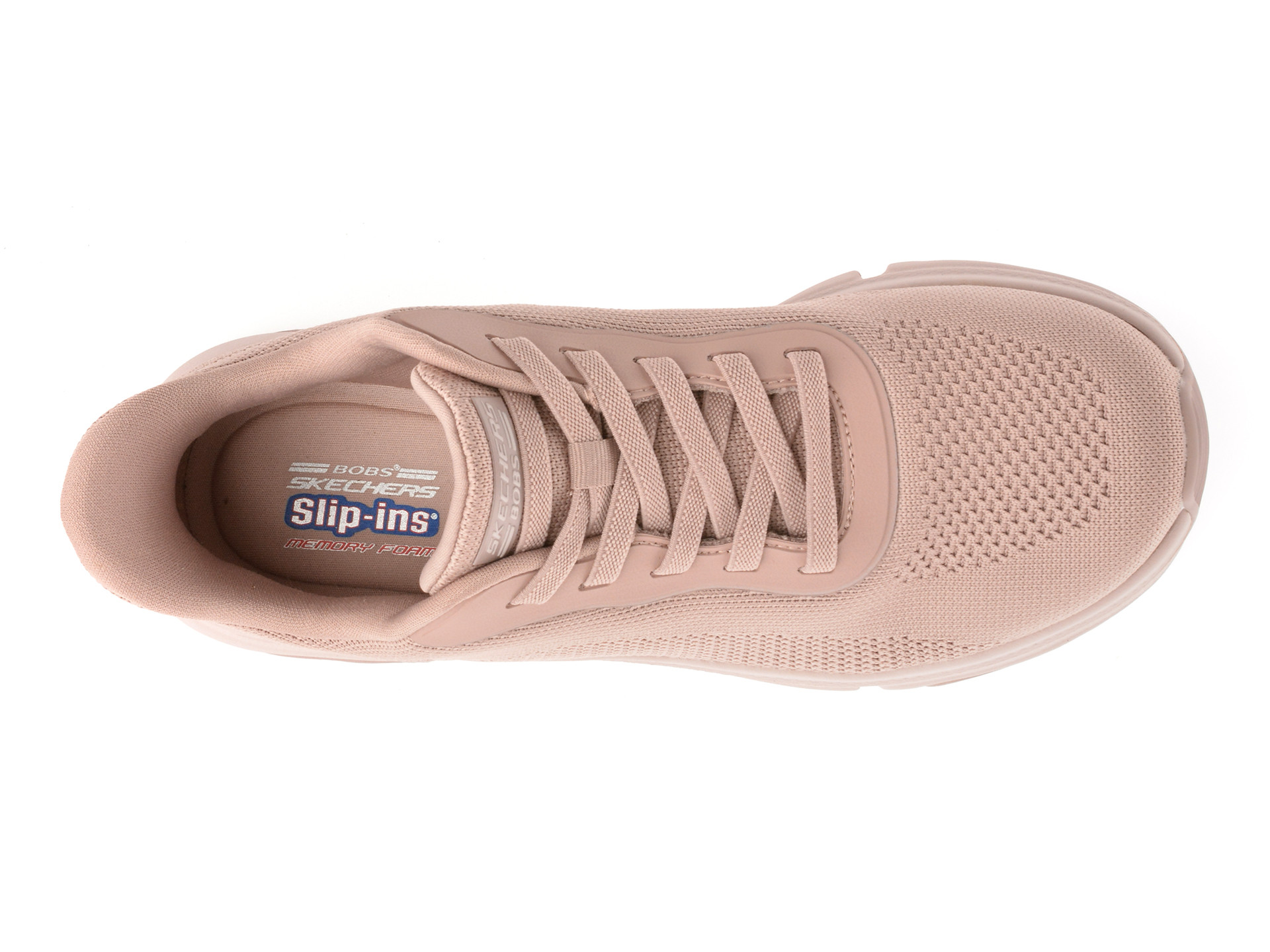 Pantofi sport SKECHERS roz, BOBS SPARROW FLEX, din material textil