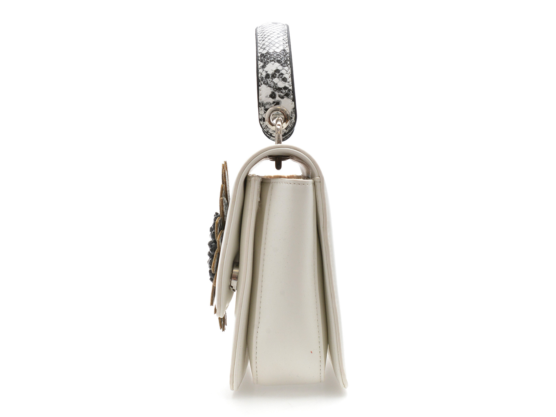 Geanta EPICA alba, 718, din piele ecologica