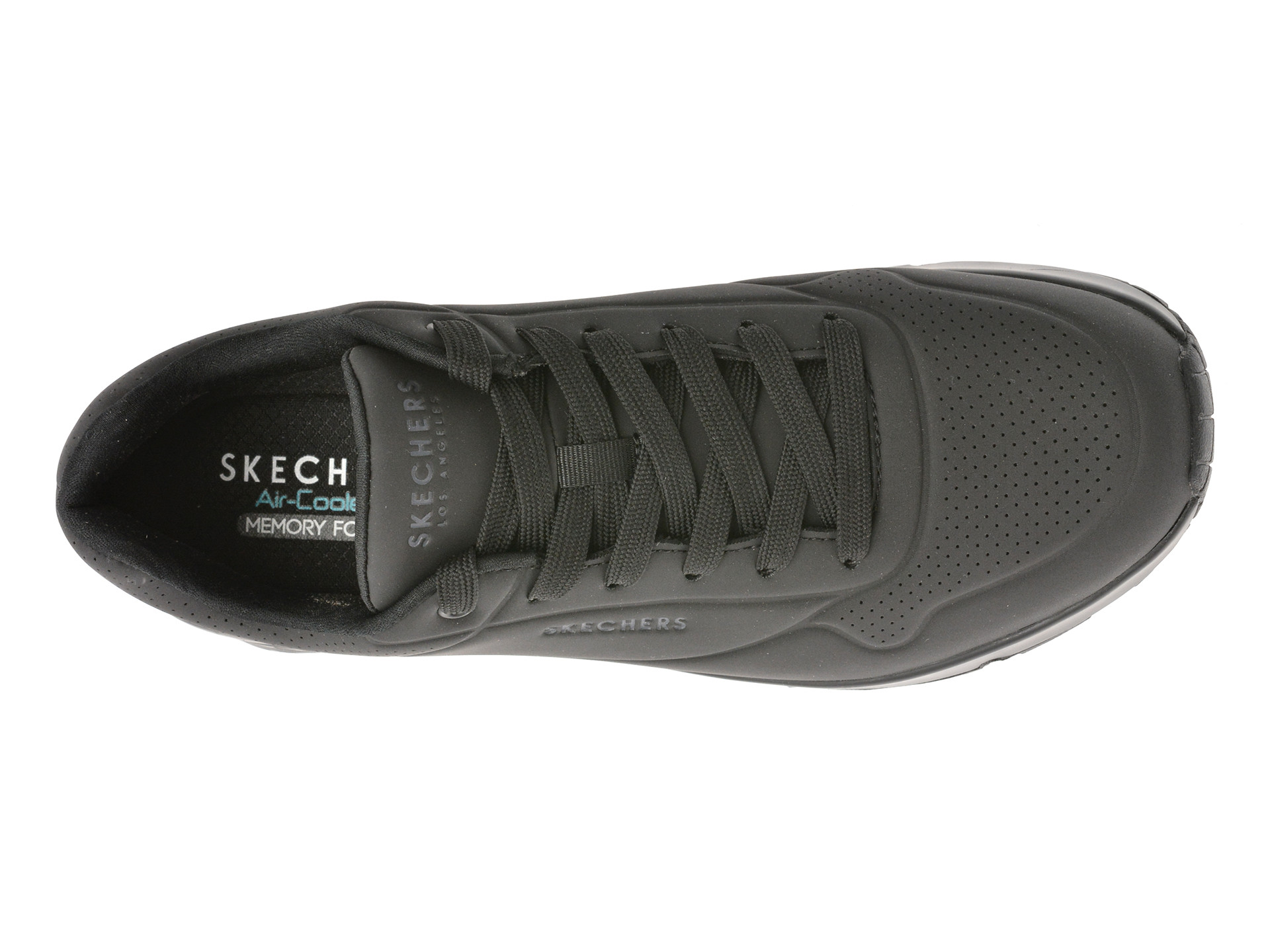 Pantofi sport SKECHERS negri, UNO, din piele ecologica