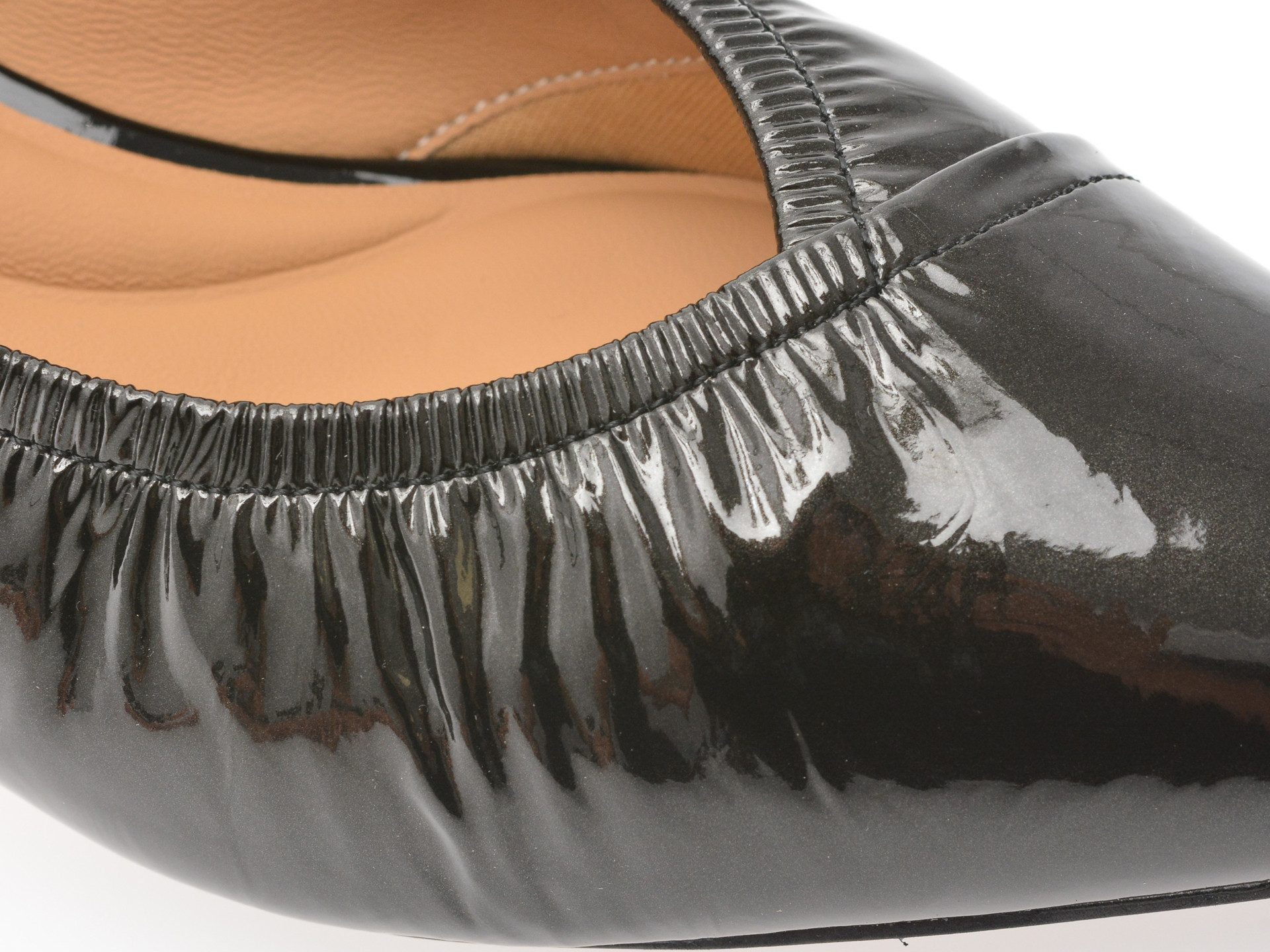 Pantofi eleganti EPICA negri, D76363, din piele naturala lacuita