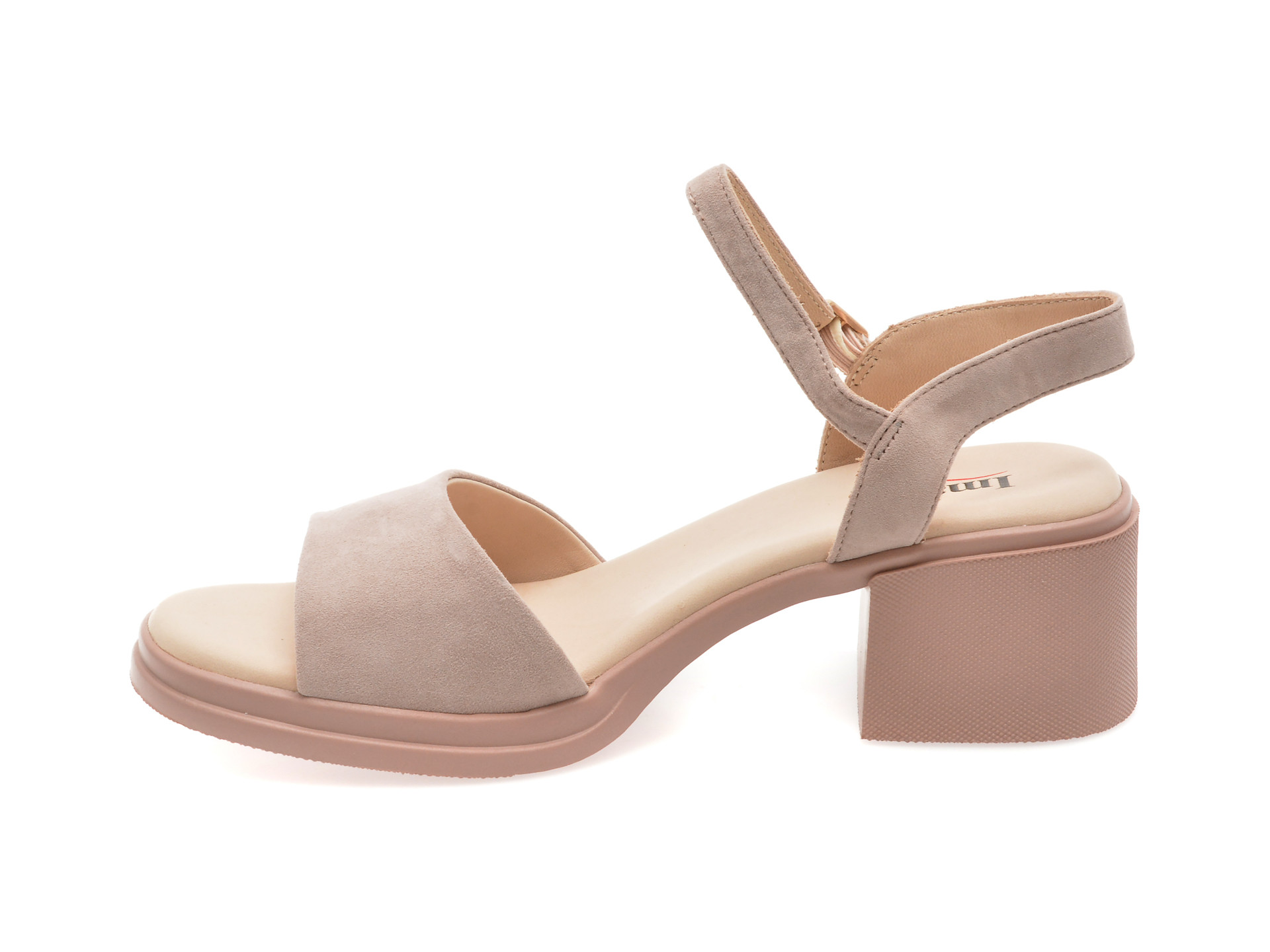 Sandale IMAGE roz, 2978, din piele intoarsa