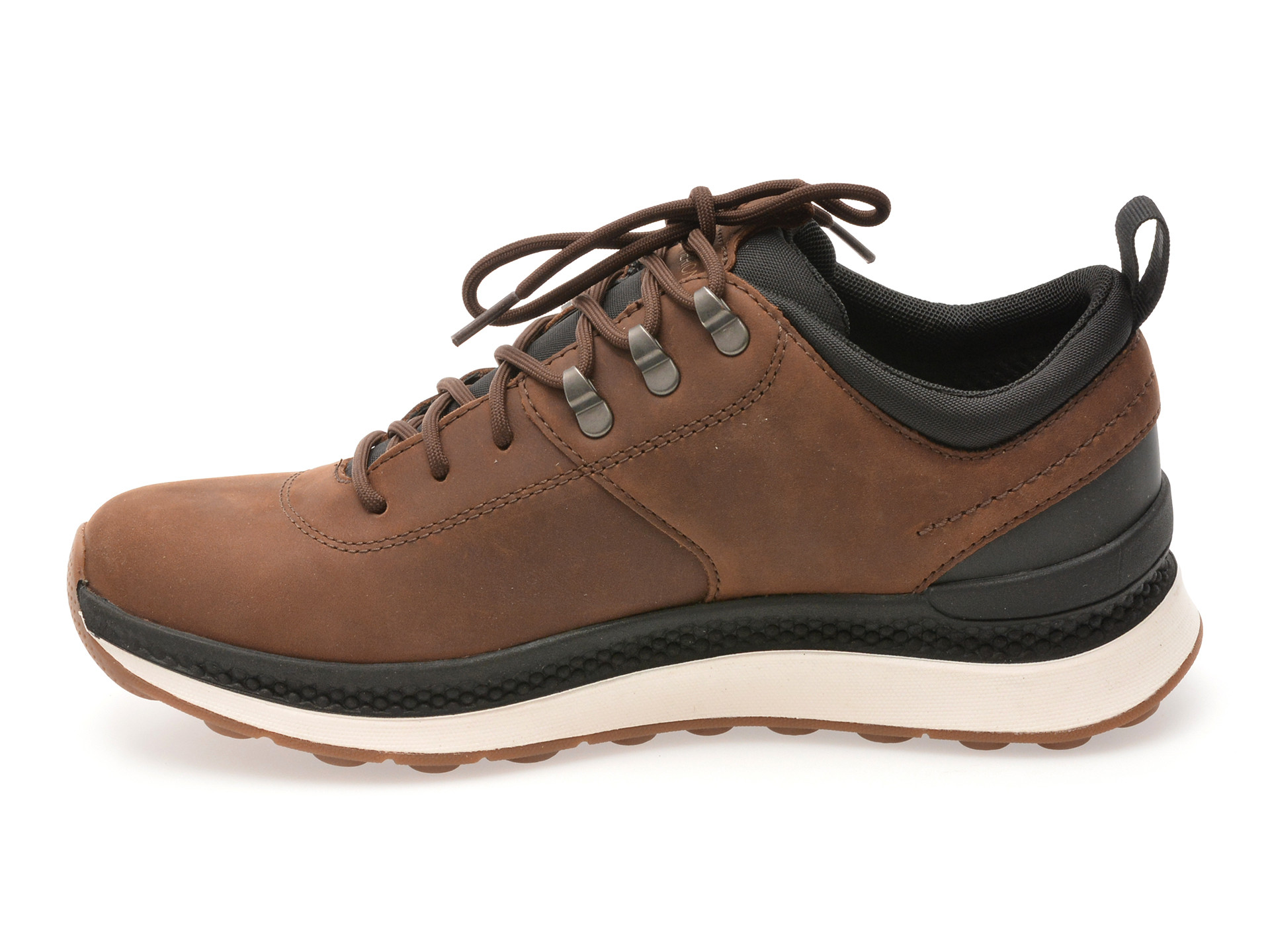 Pantofi sport GEOX maro, U56HMA, din piele naturala