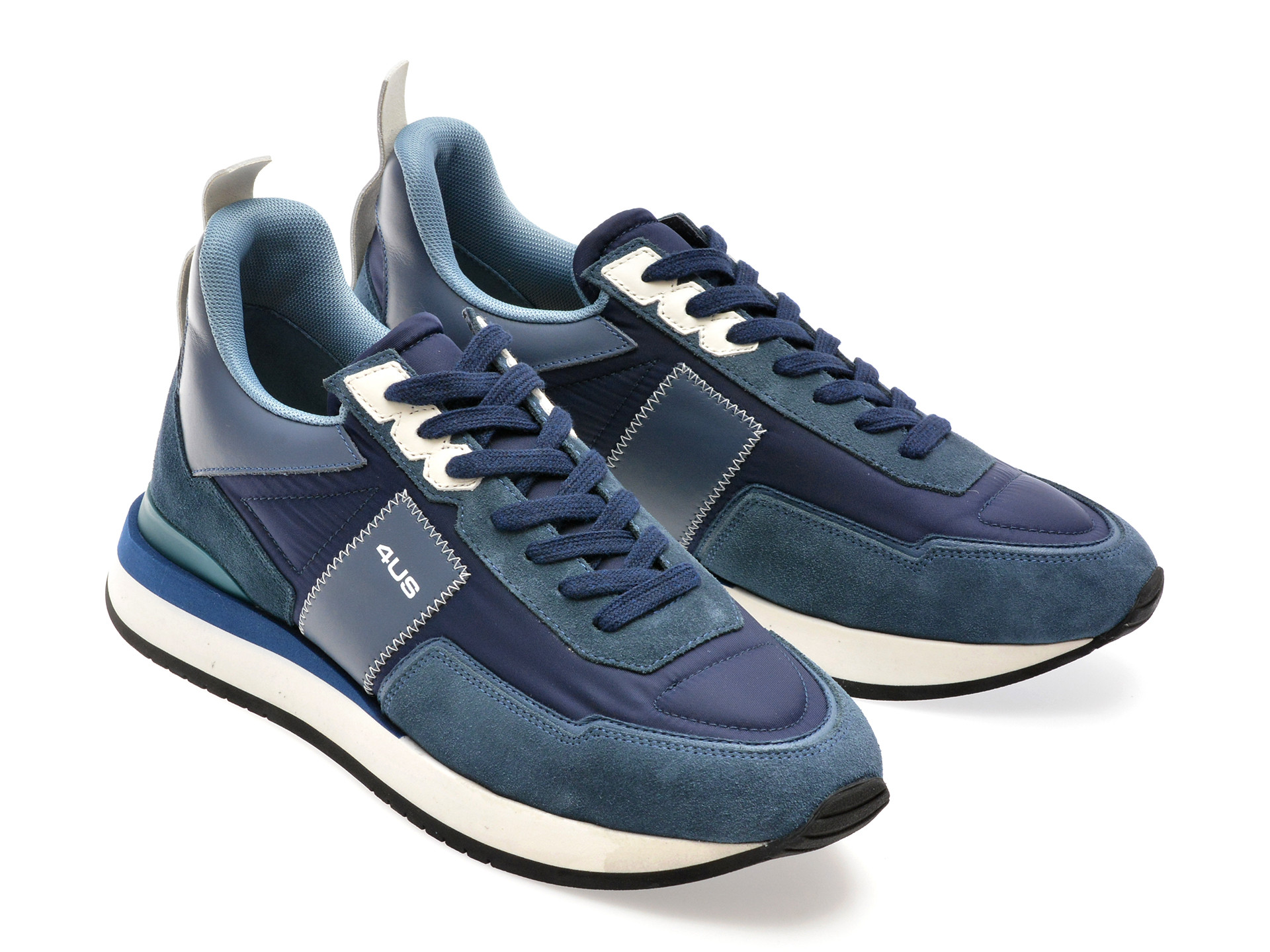 Pantofi sport 4US bleumarin, SEAN 400, din material textil