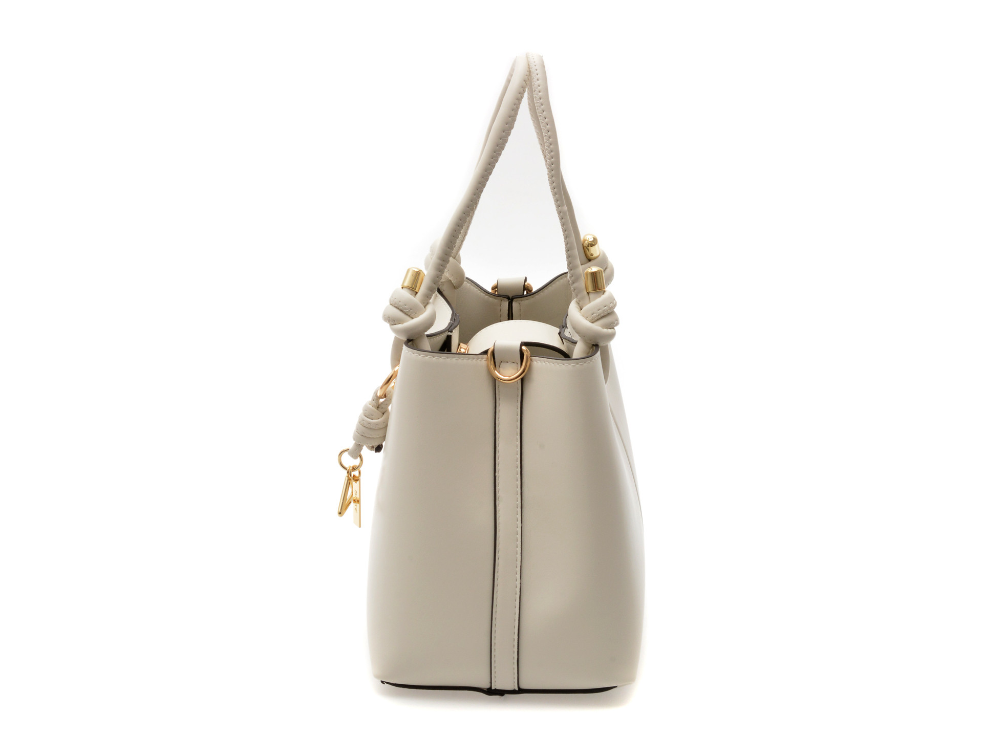 Geanta ALDO alba, EVIELILY 100, din piele ecologica