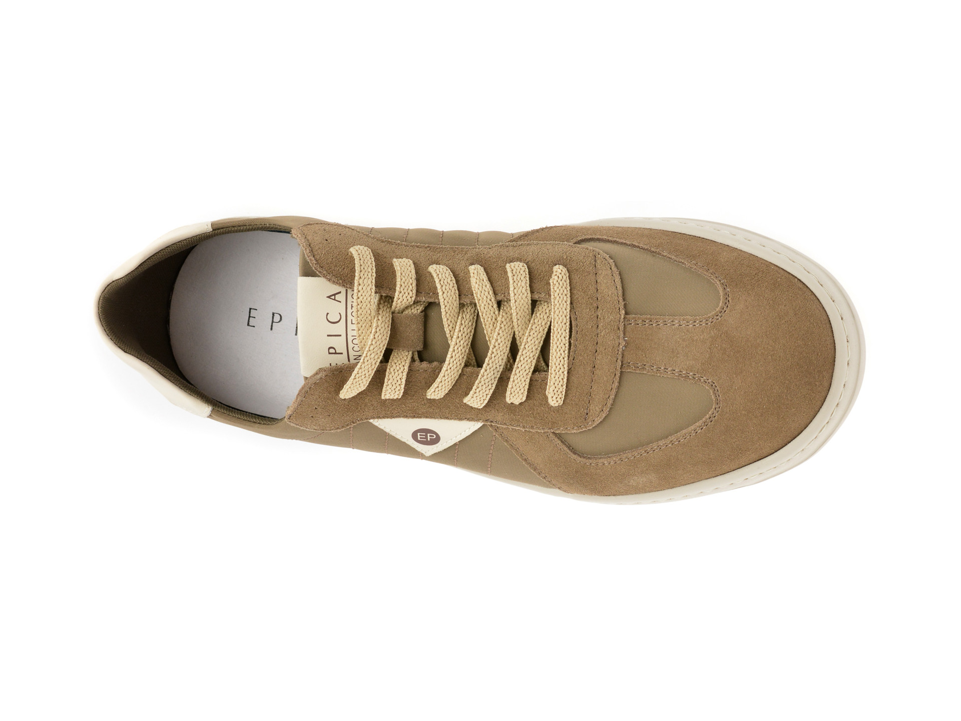 Pantofi sport EPICA kaki, 1001, din material textil