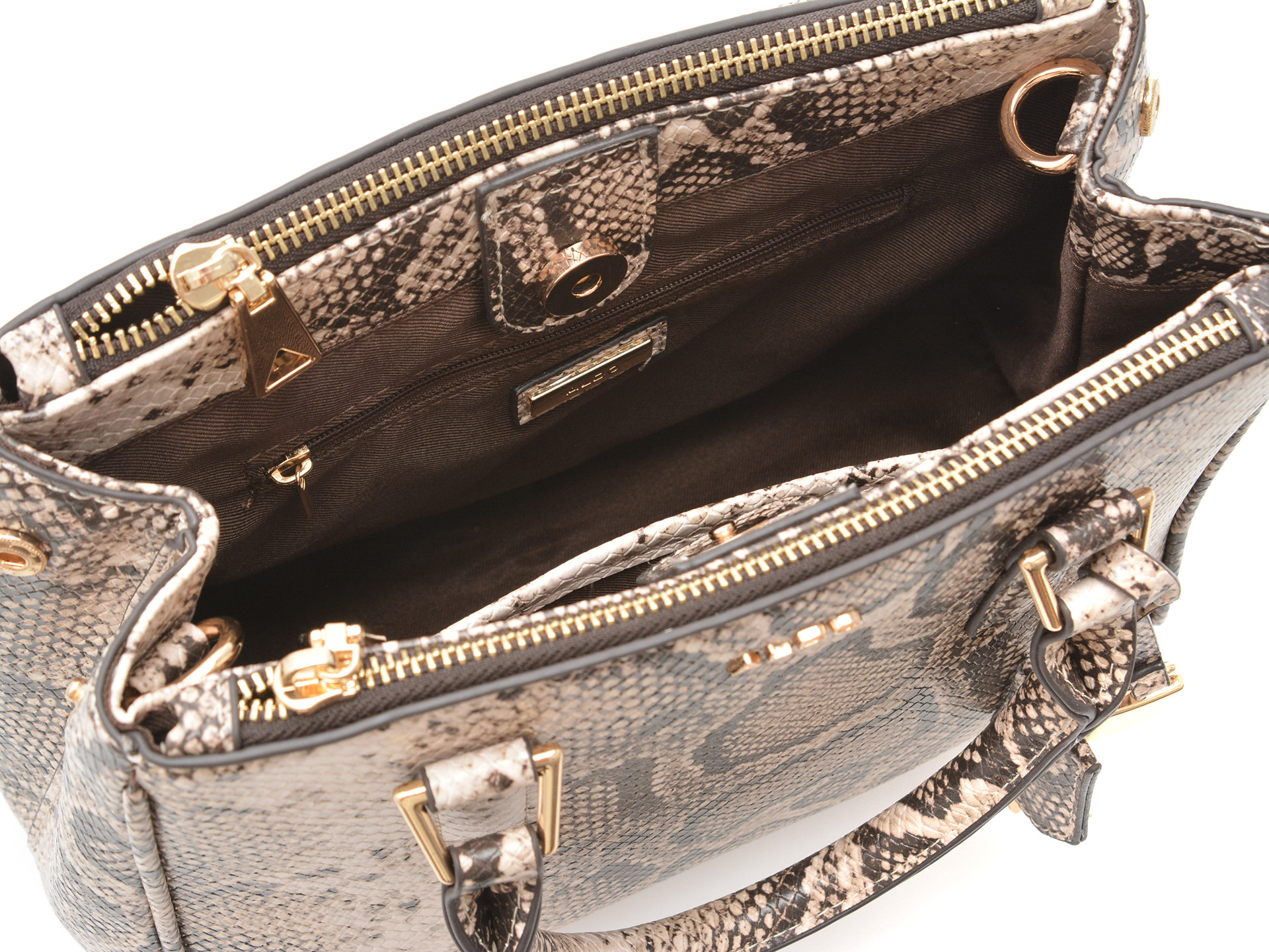 Geanta ALDO bej, JAVAMAENTAR 109, din piele ecologica