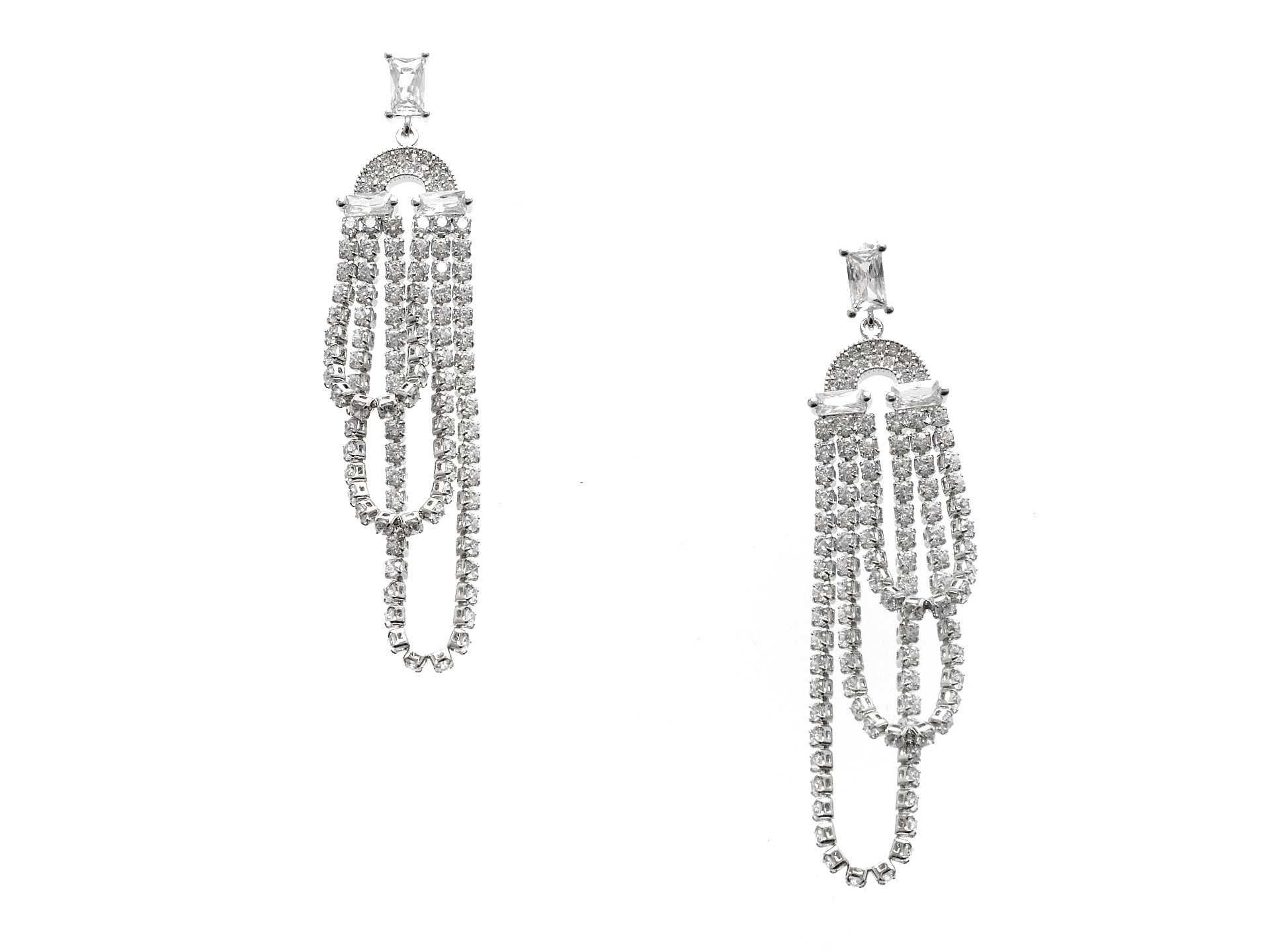 Cercei ALDO argintii, CRELINIA 973, din metal