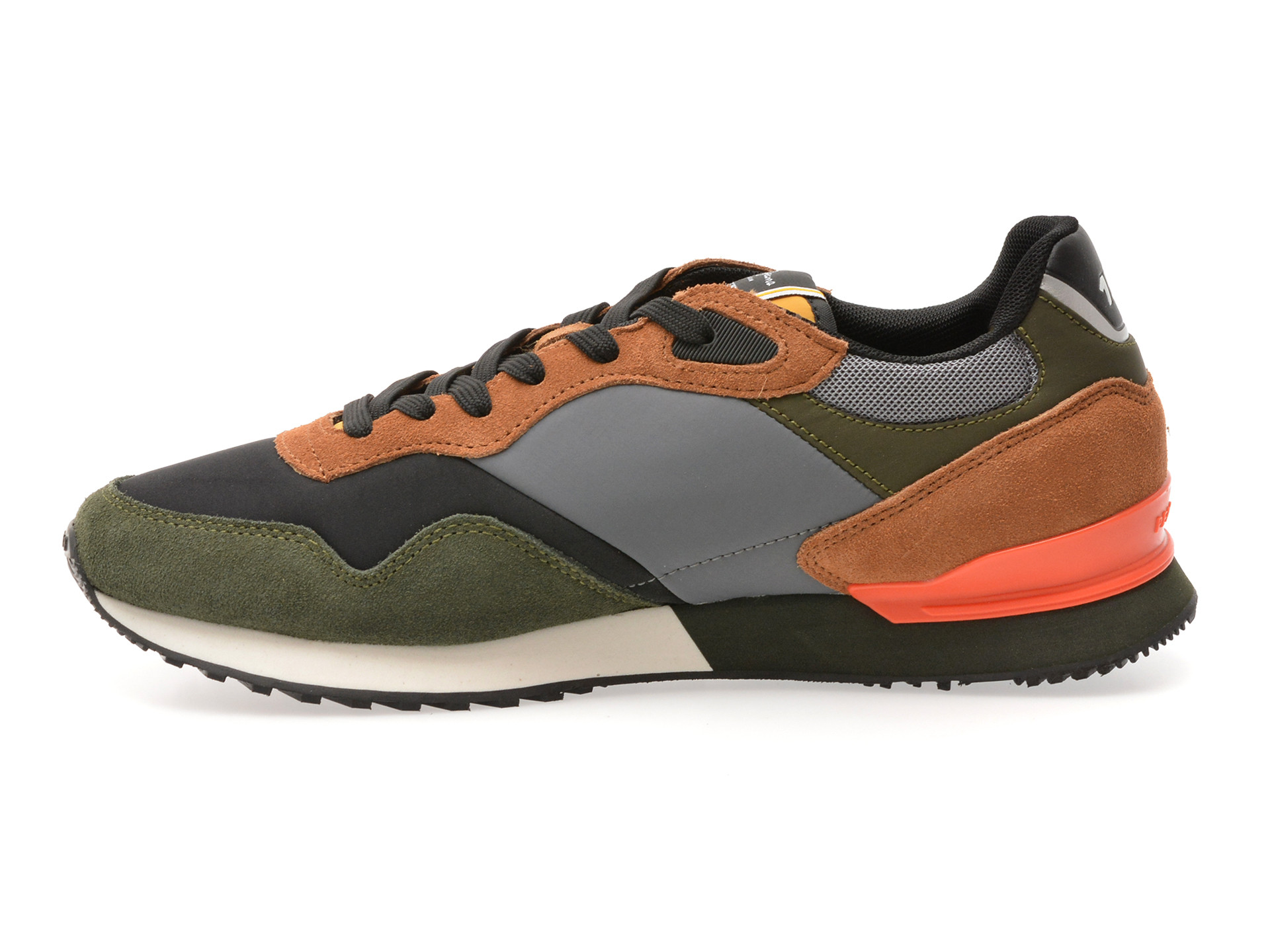 Pantofi sport PEPE JEANS kaki, MS40012, din material textil