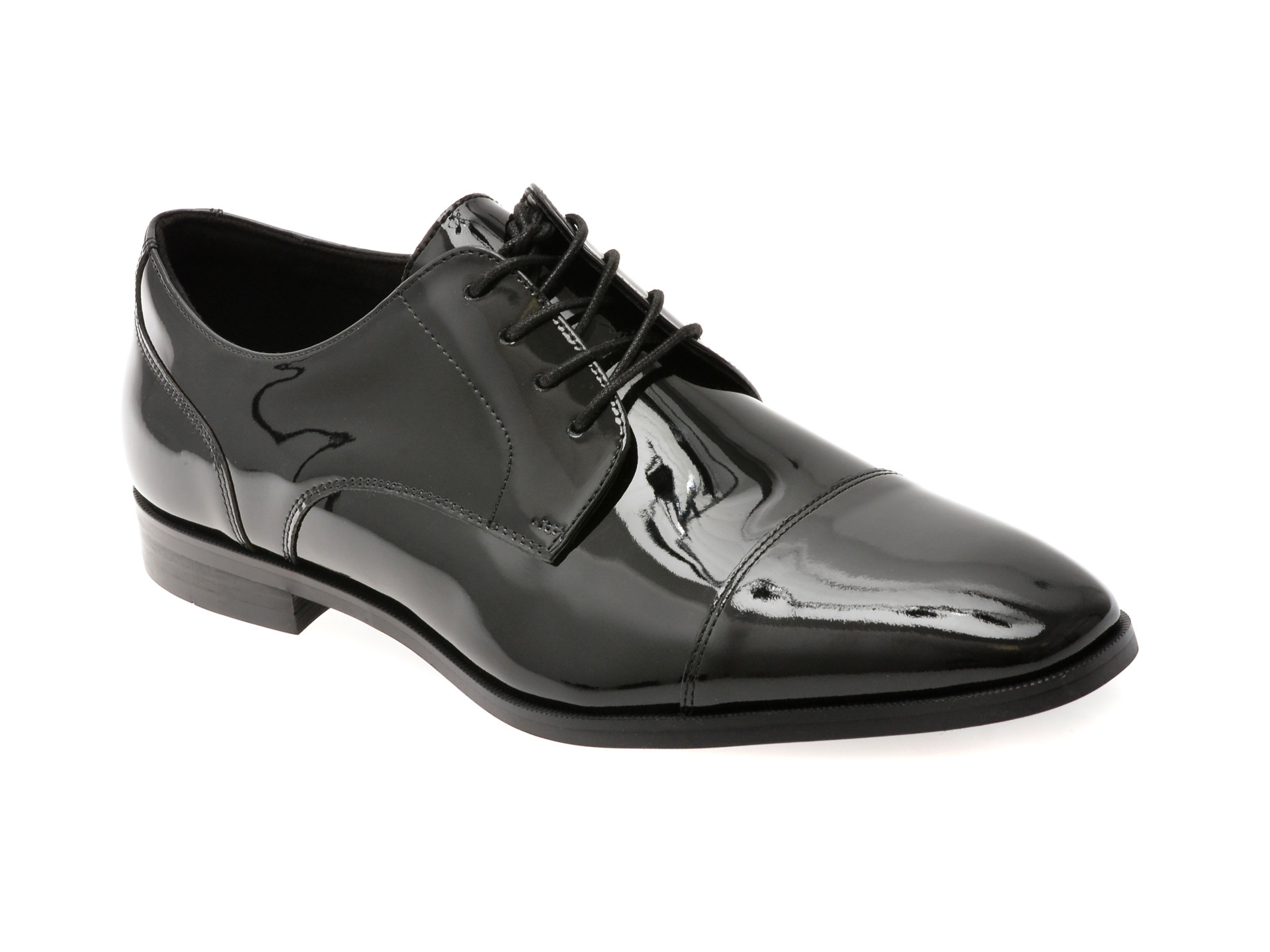 Pantofi eleganti ALDO negri, CALLAHAN 009, din piele naturala lacuita