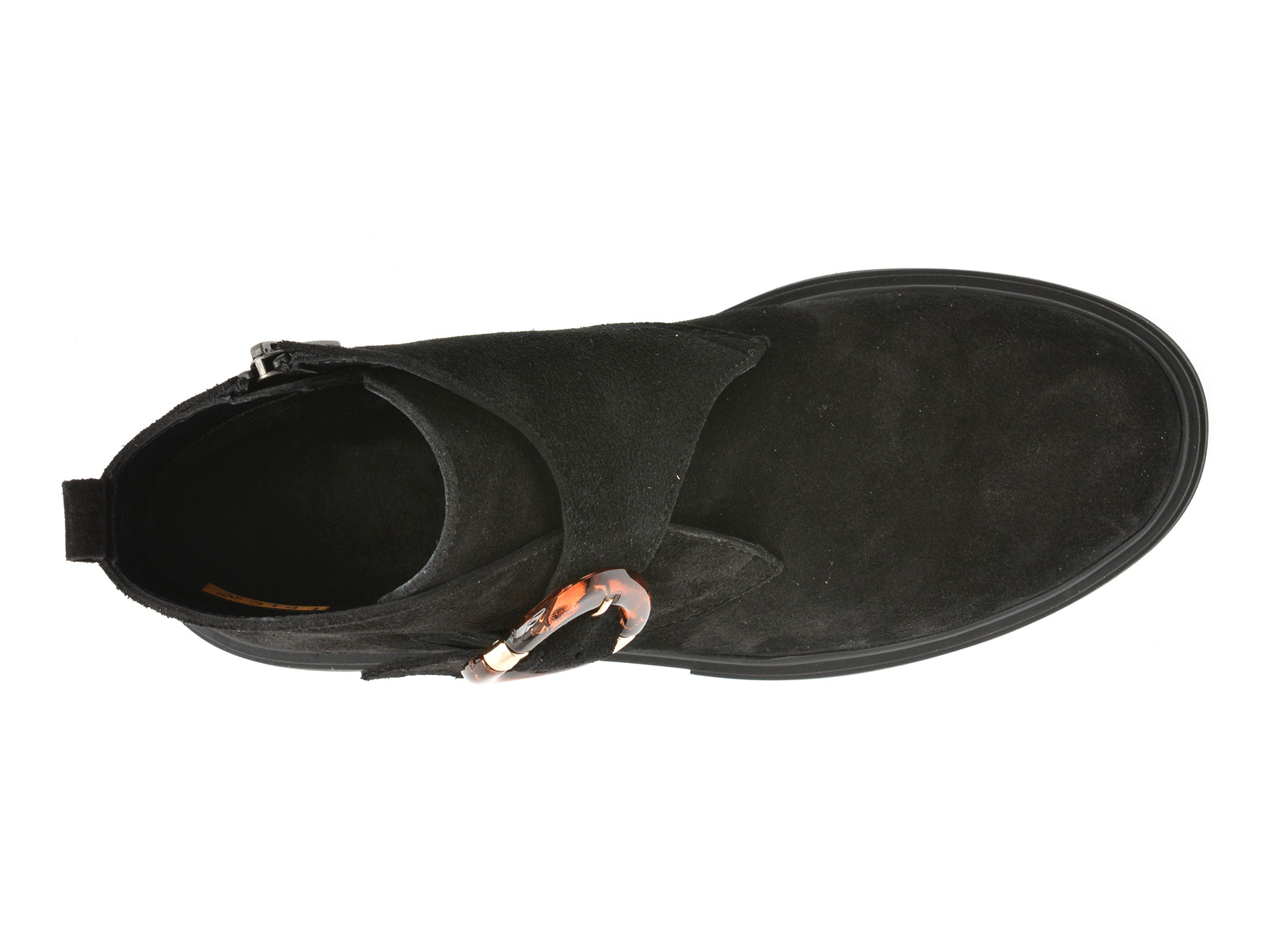 Ghete EPICA negre, 1735072, din piele intoarsa