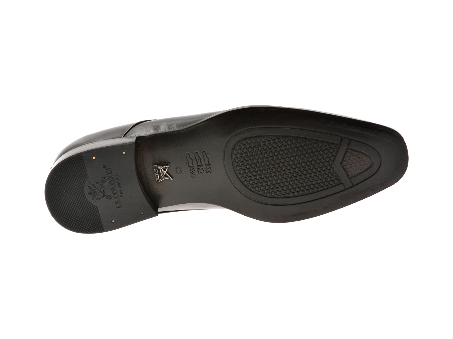 Pantofi eleganti LE COLONEL negri, 72501, din piele naturala