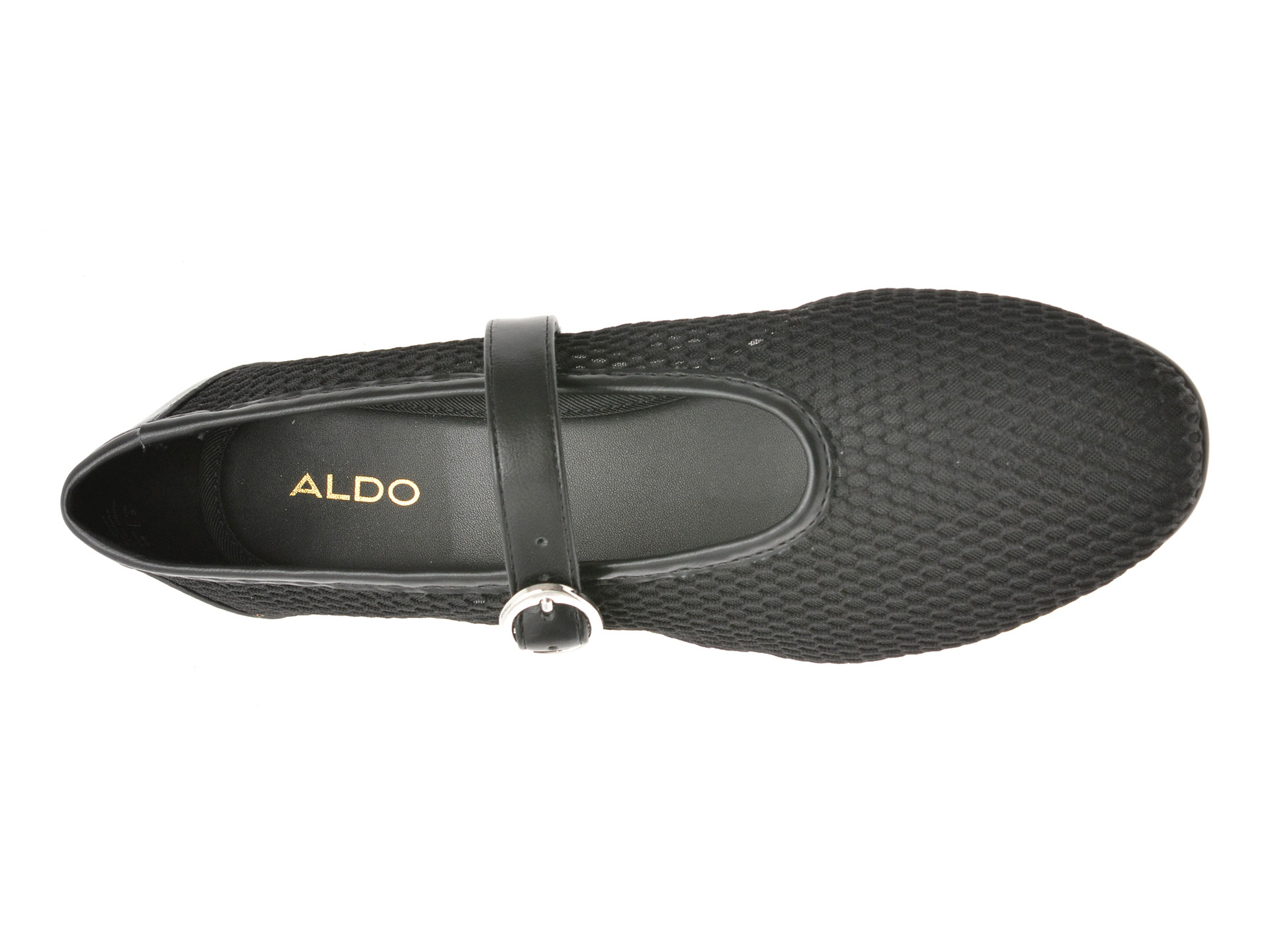 Balerini ALDO negri, QUINCEY 001, din material textil