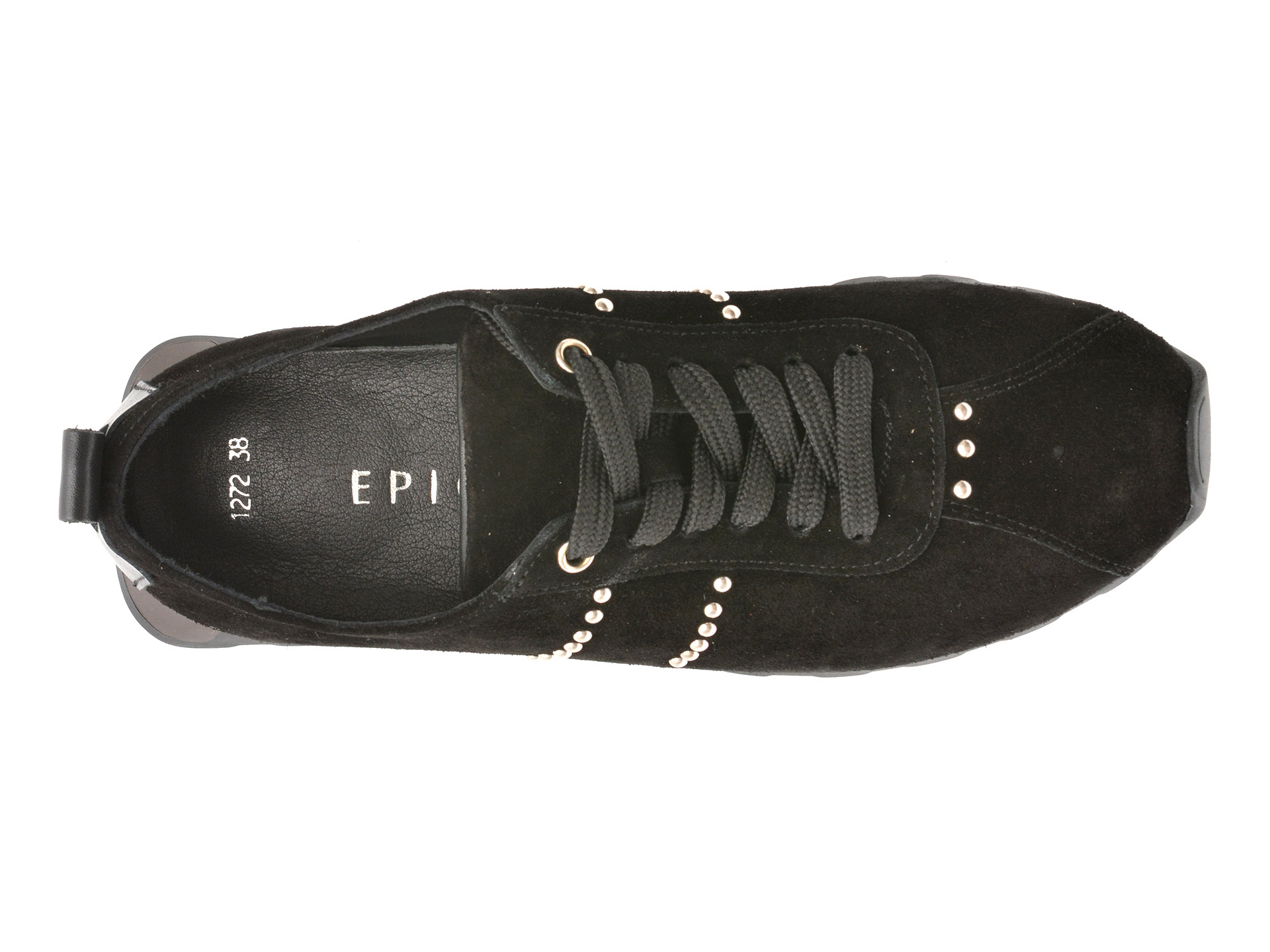 Pantofi sport EPICA negri, 5731272, din piele intoarsa
