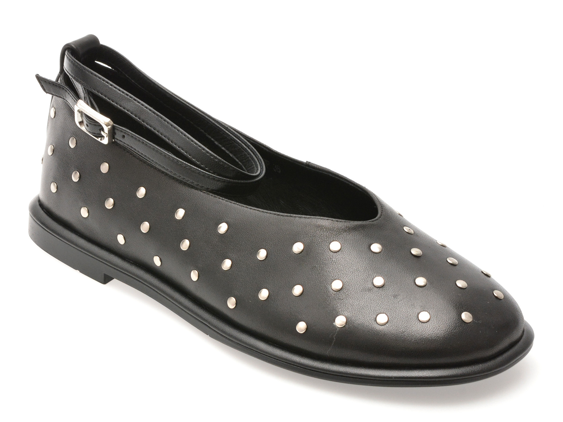 Balerini EPICA negri, 45366, din piele naturala